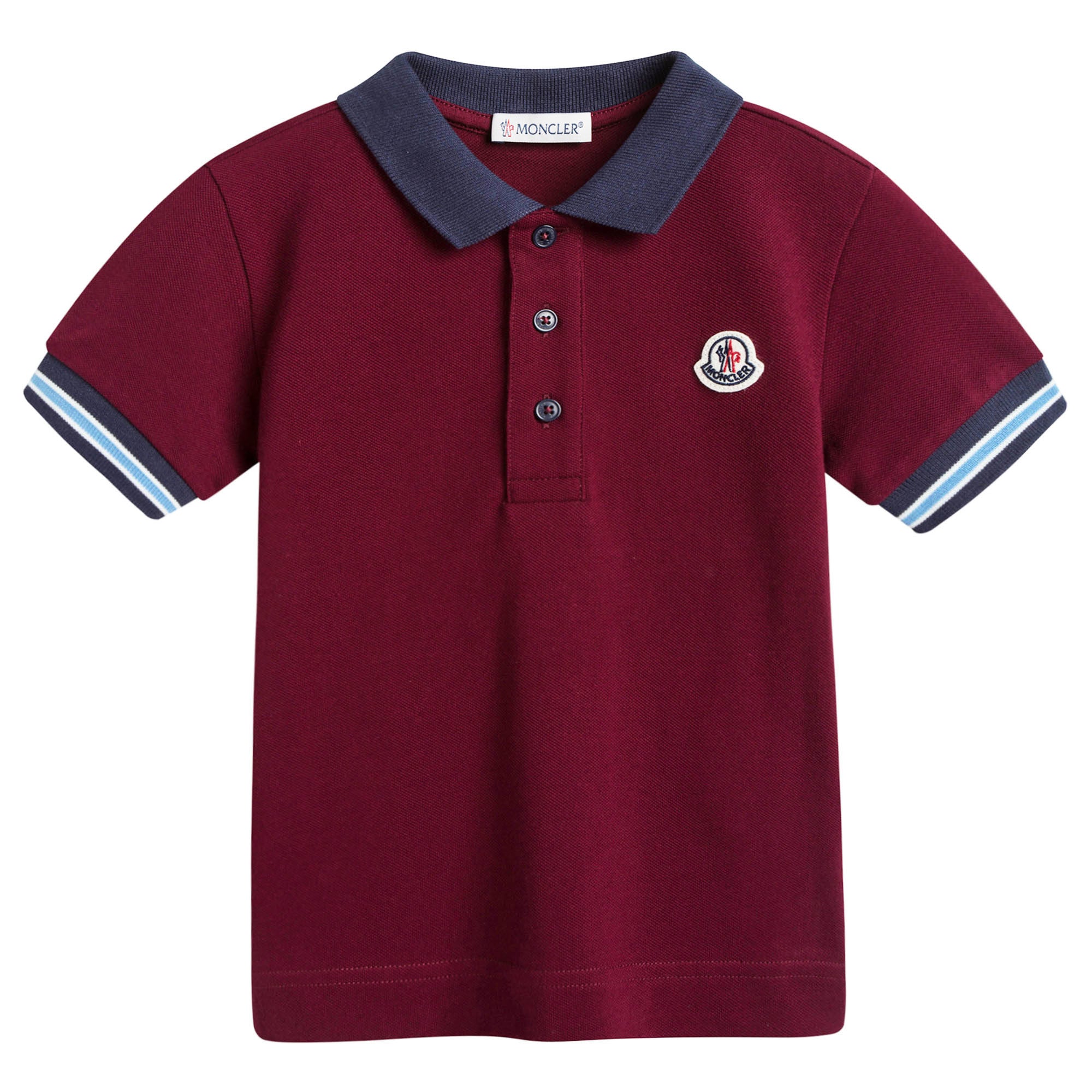 Boys Wine Red Polo Shirt