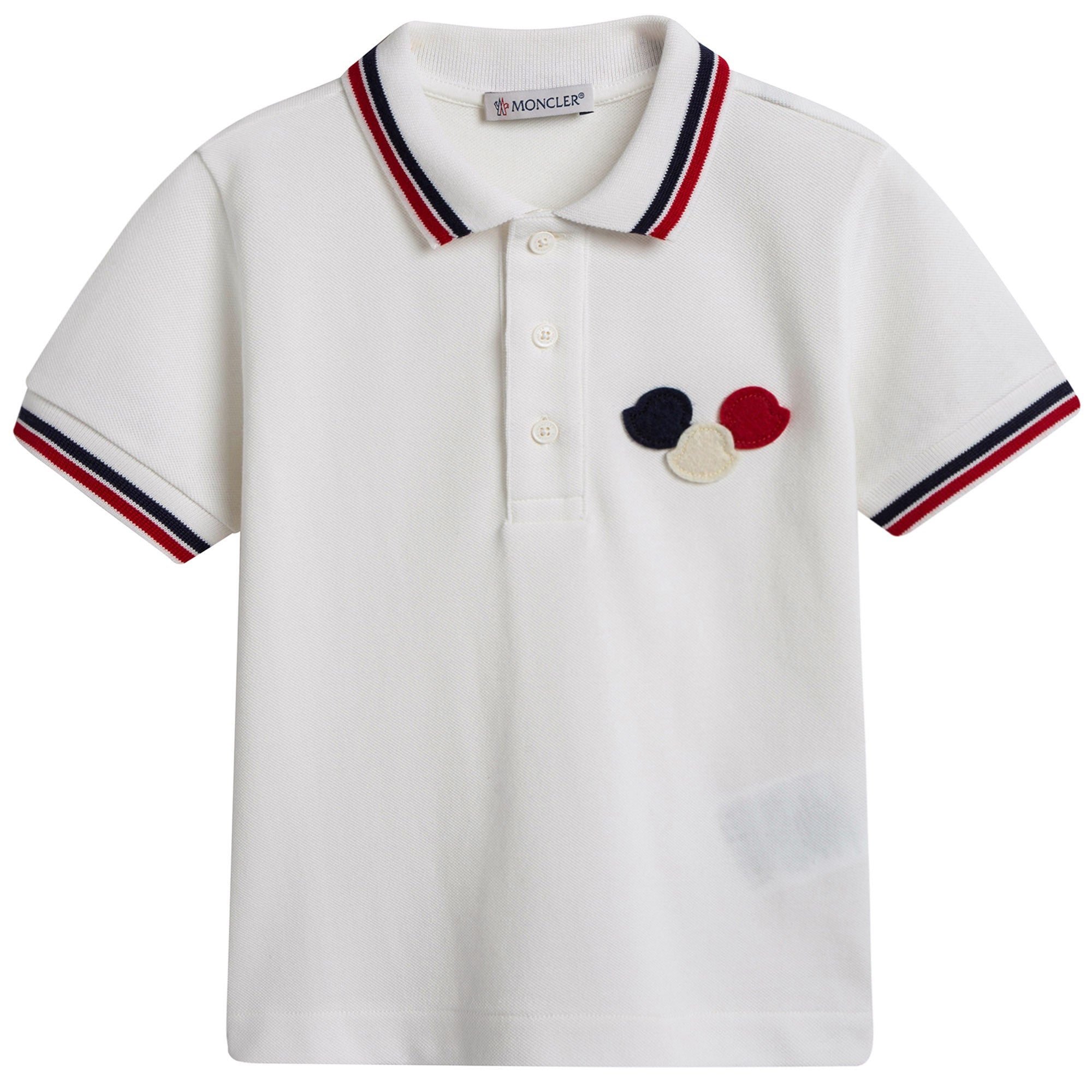Boys White Polo Shirt With Pocket