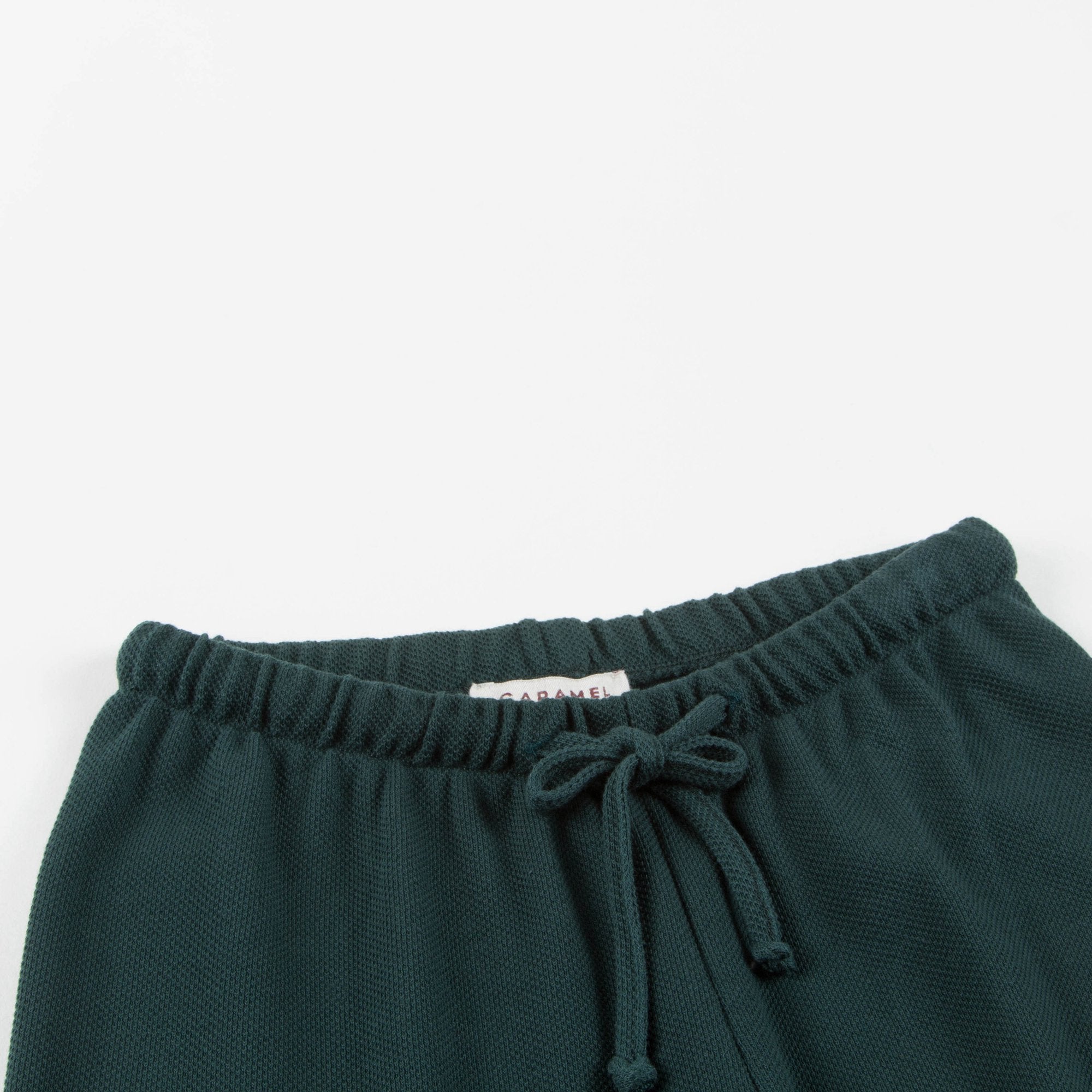 Girls & Boys Forest Green Cotton Trousers
