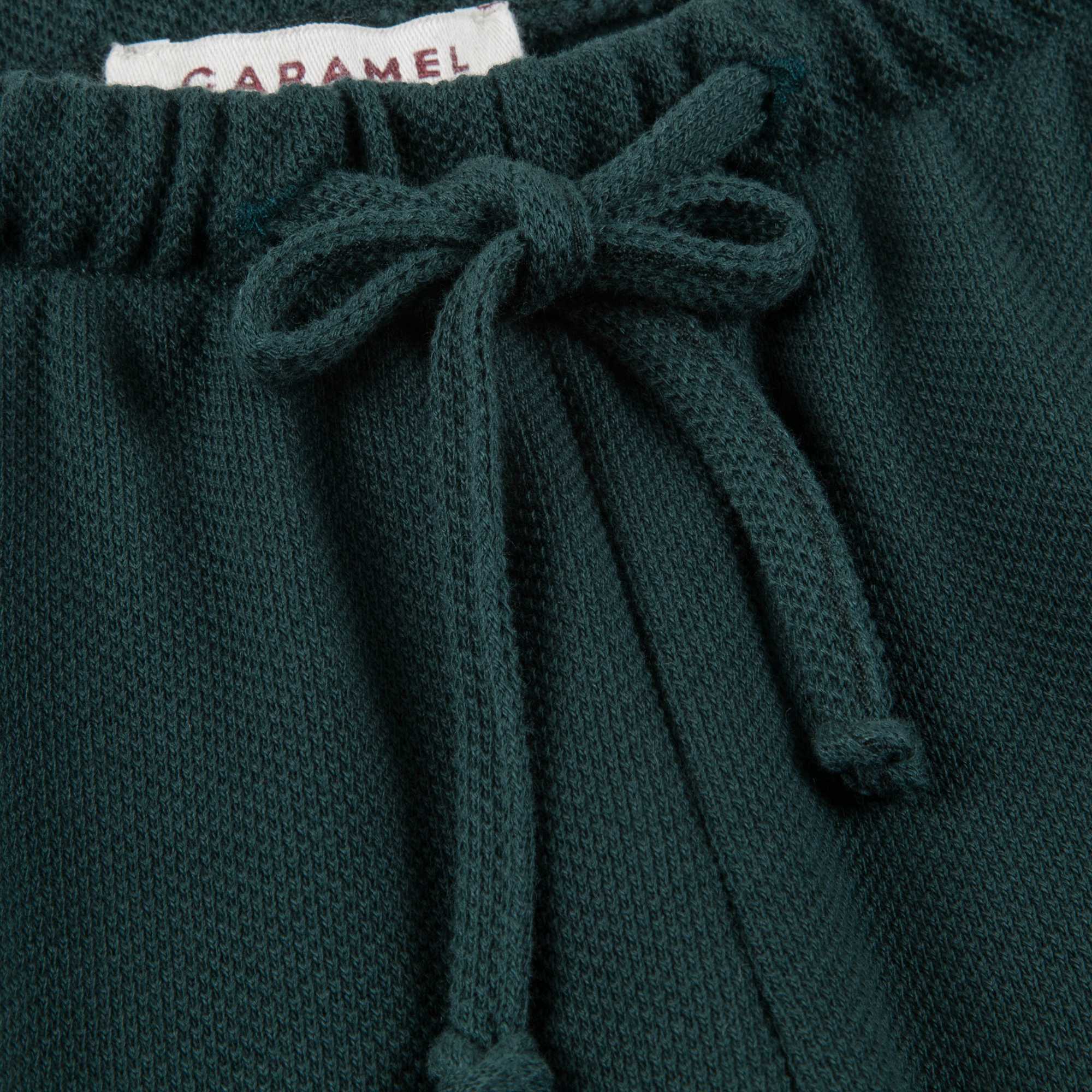 Girls & Boys Forest Green Cotton Trousers