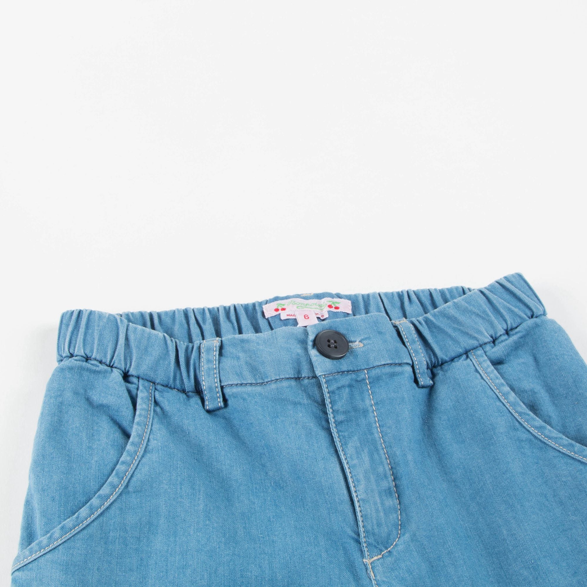 Jean souple bleu pour fille