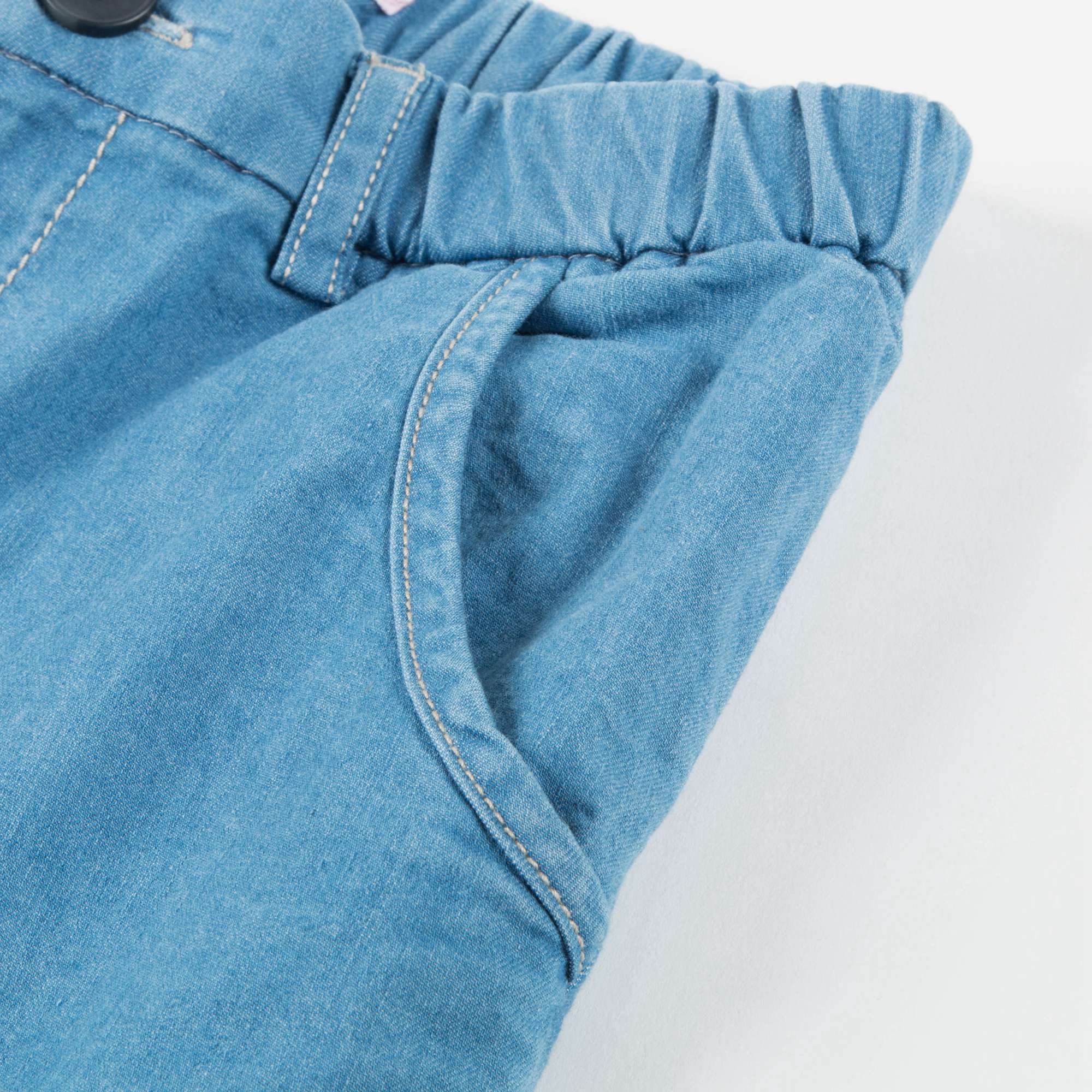 Jean souple bleu pour fille