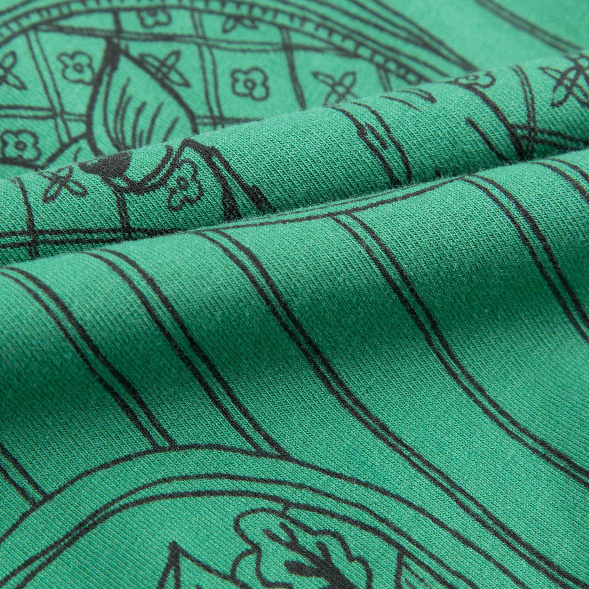 Girls Green Fox Family Skirt