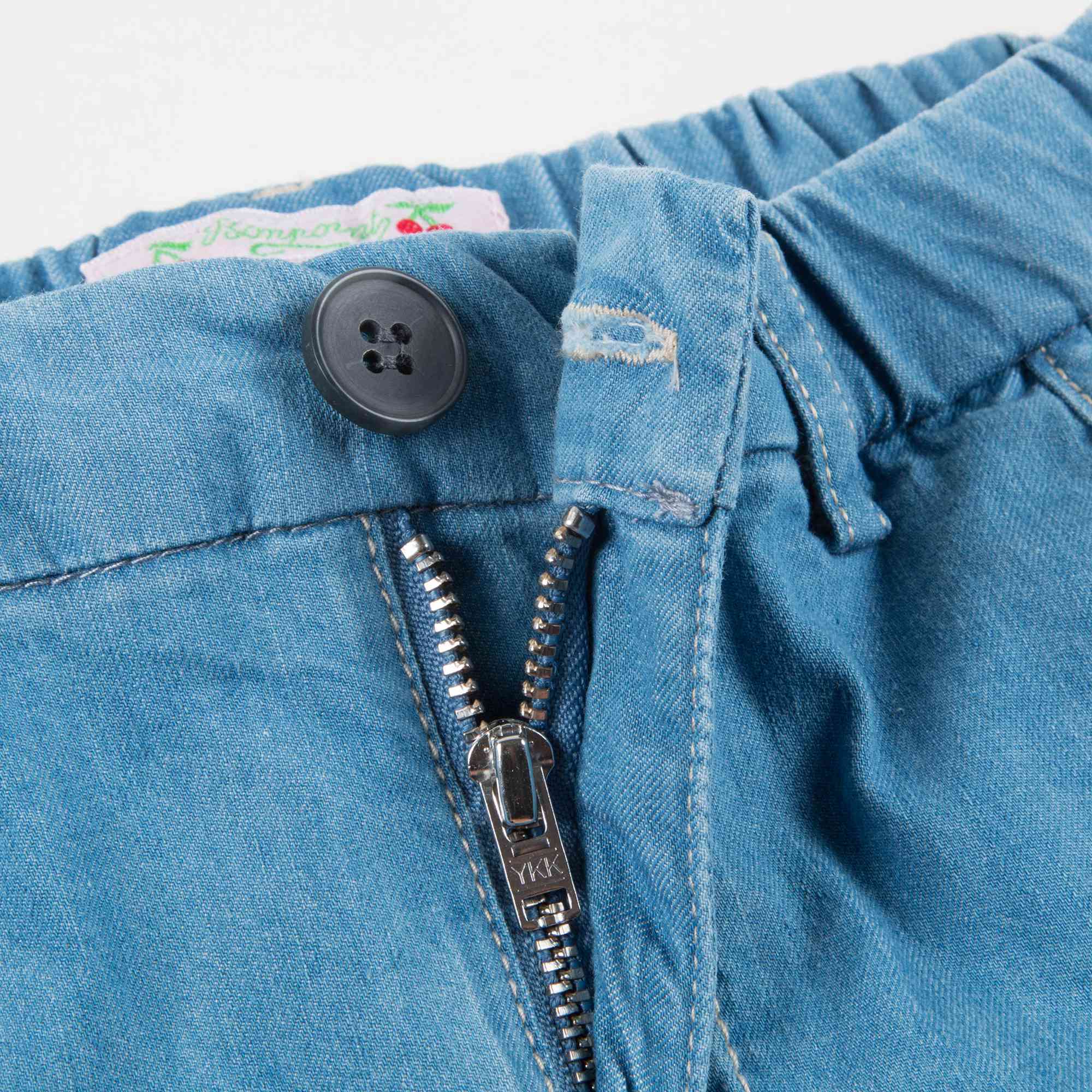 Jean souple bleu pour fille