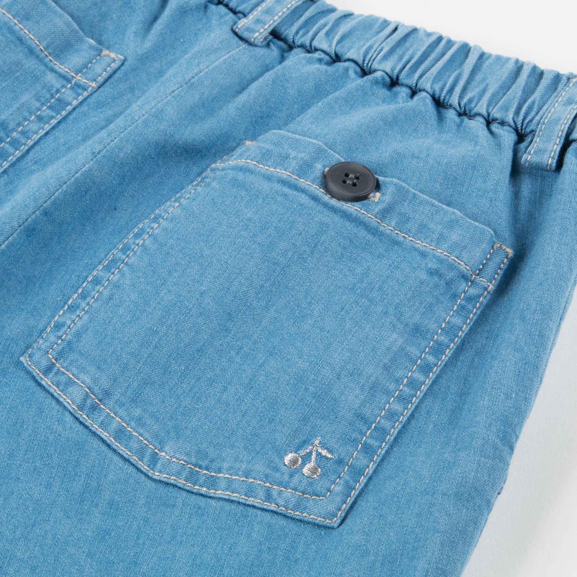 Jean souple bleu pour fille