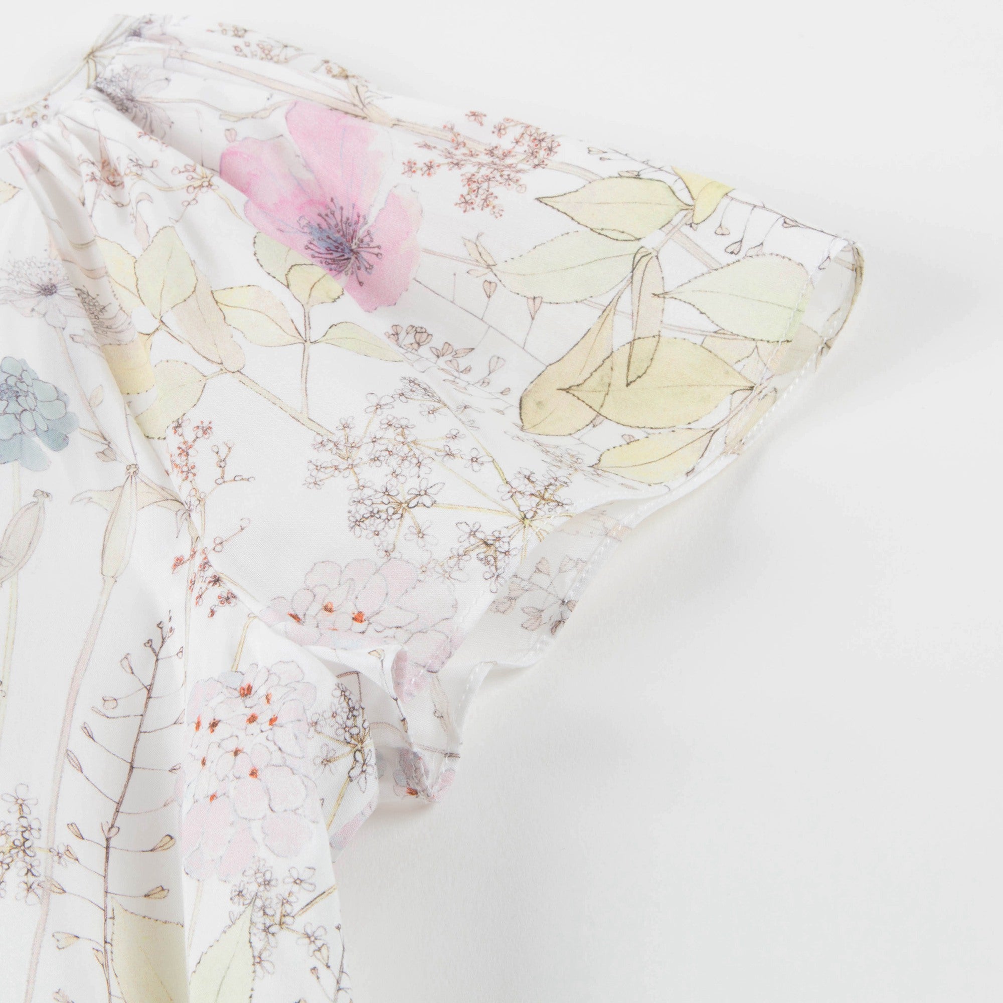Robe imprimée écru pour fille