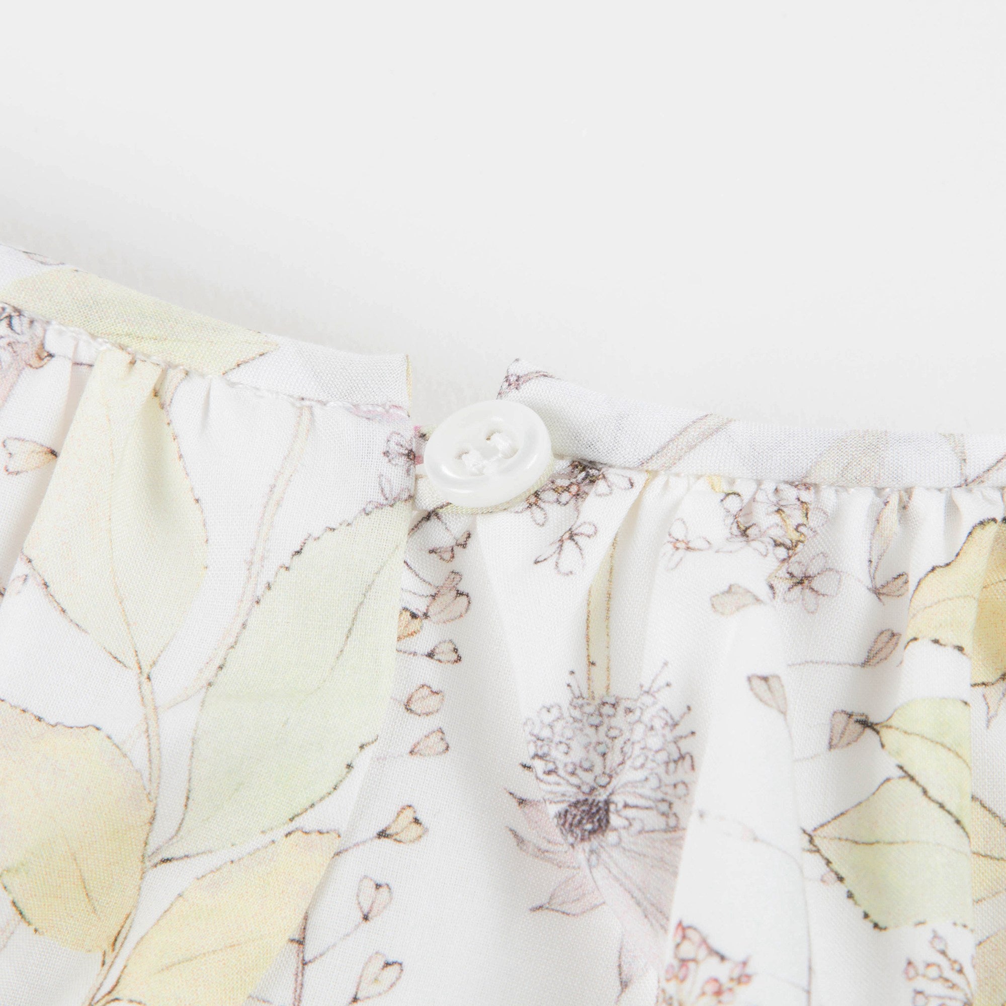 Robe imprimée écru pour fille