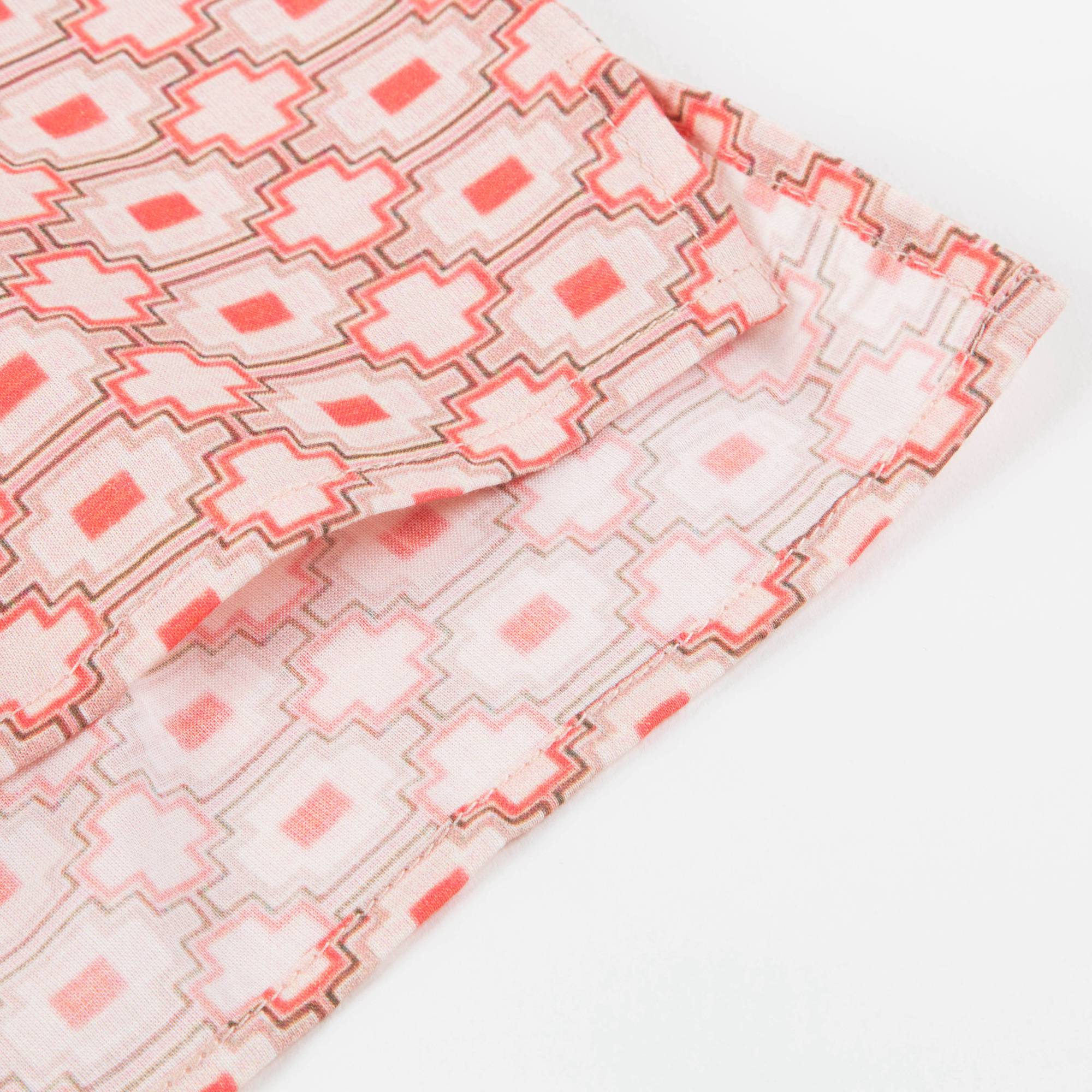 Baby Kaleido Red Woven T-shirt