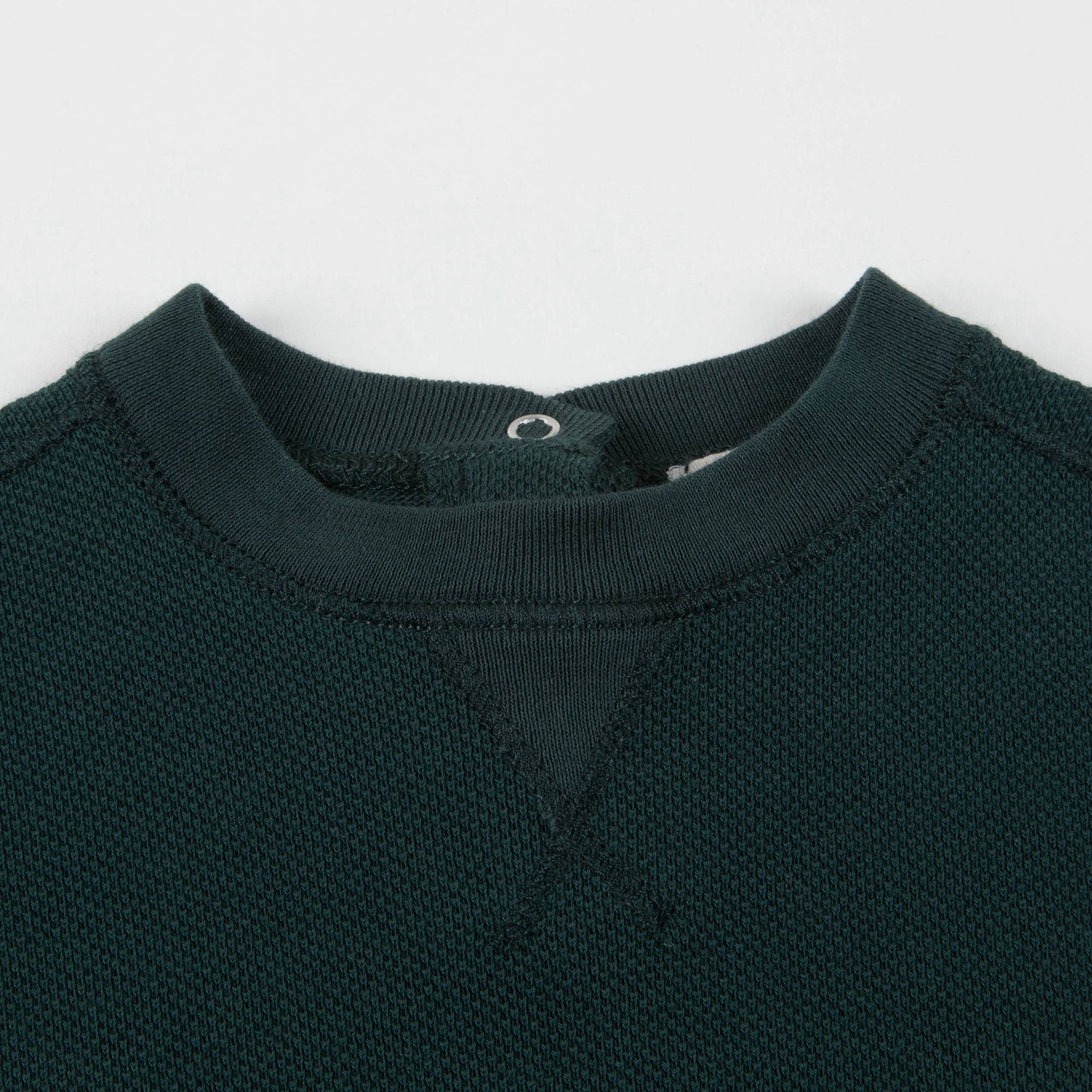 Baby Forest Green Cotton Jersey T-Shirt