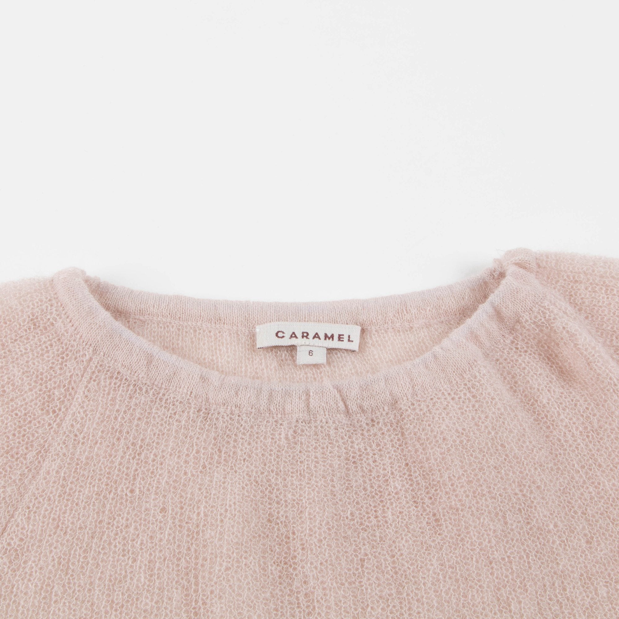 Girls Sand Knitwear Jumper