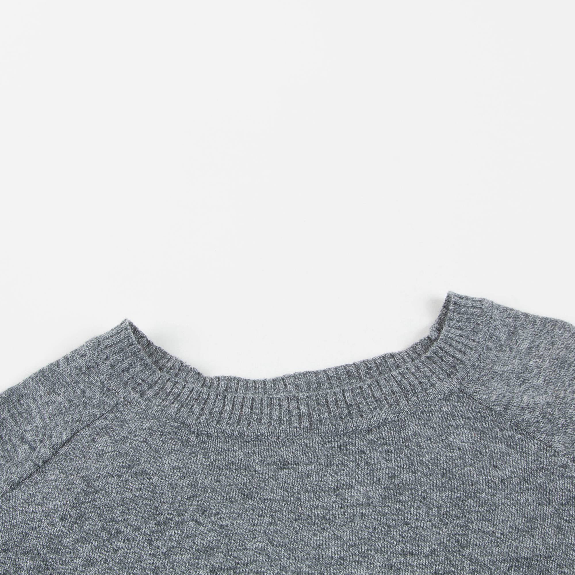 Boys Charcoal Cotton Knitwear Jumper