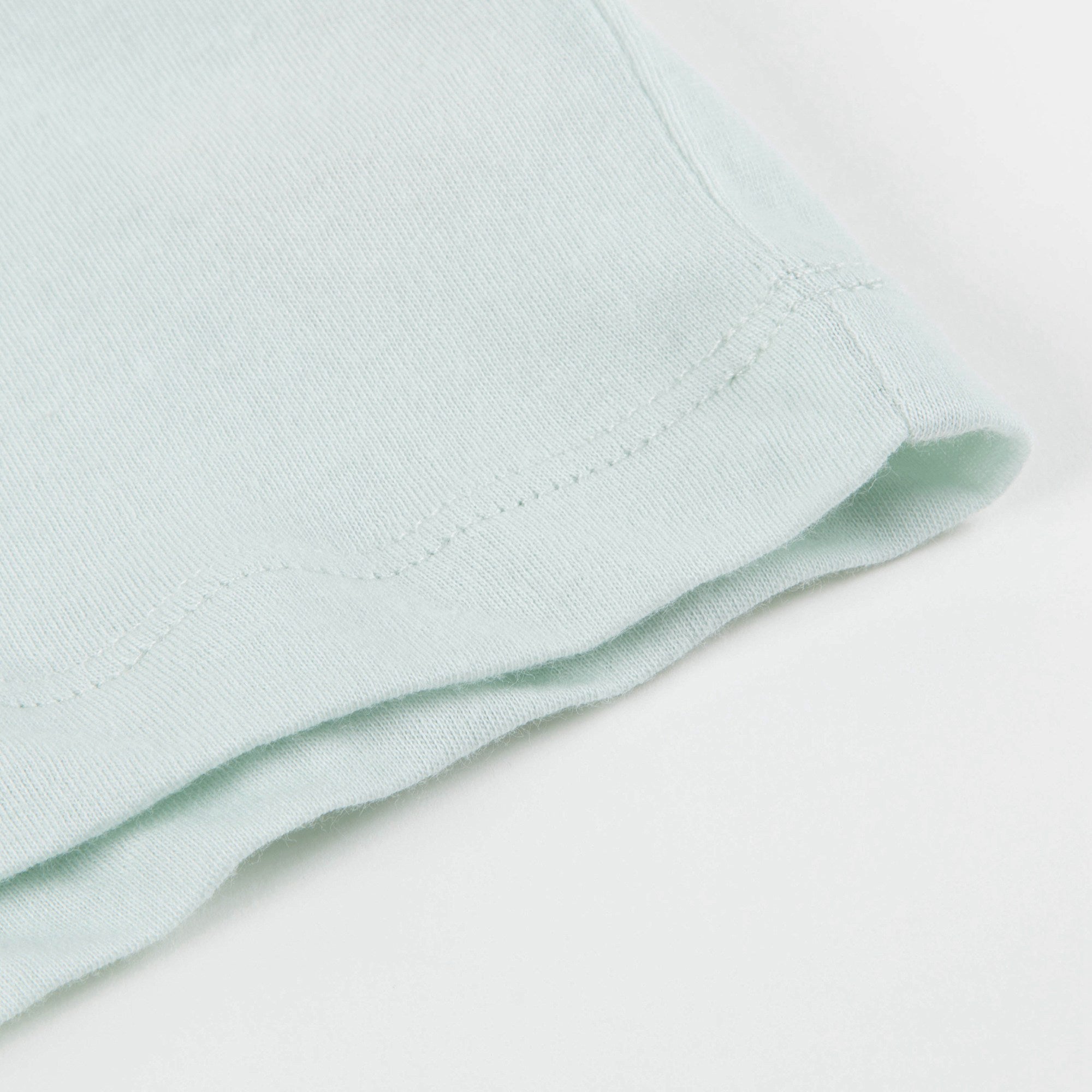 Girls & Boys Light Mint Cotton Jersey T-shirt