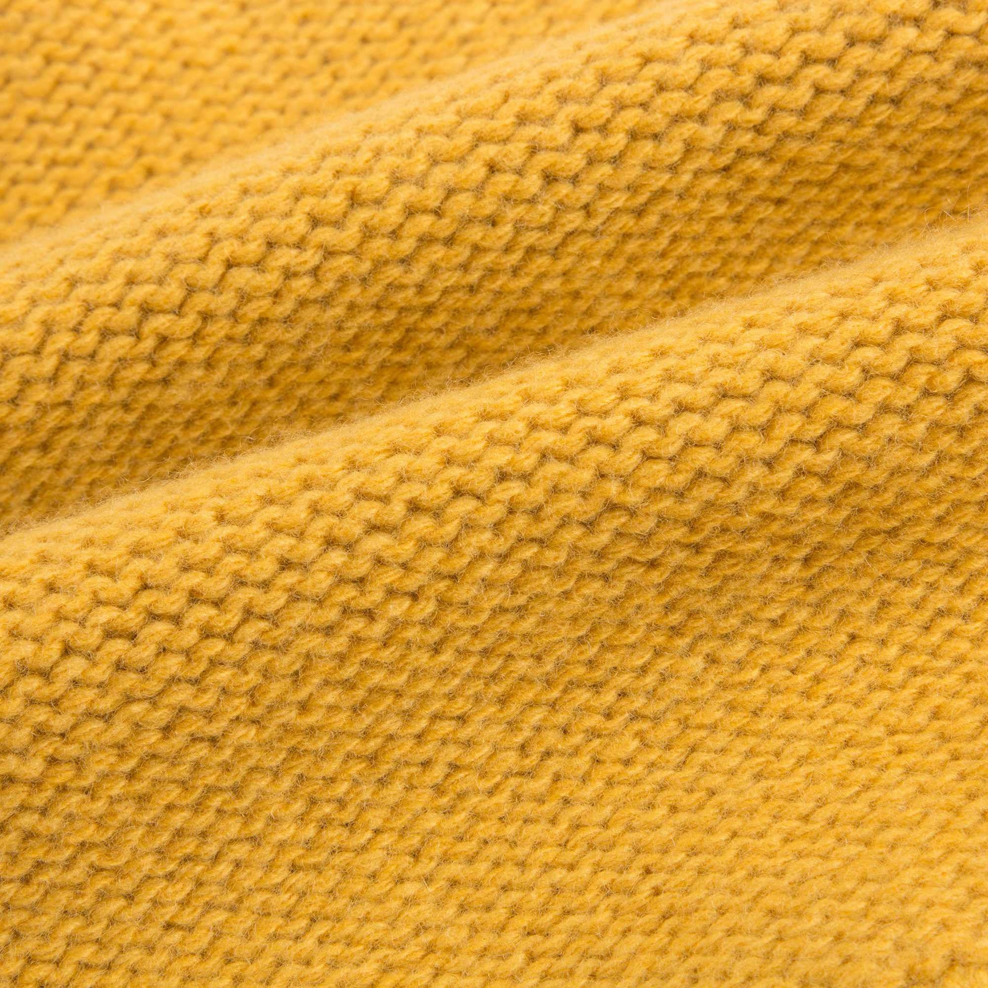 Girls Yellow Wool Sweater Leaves Hollow