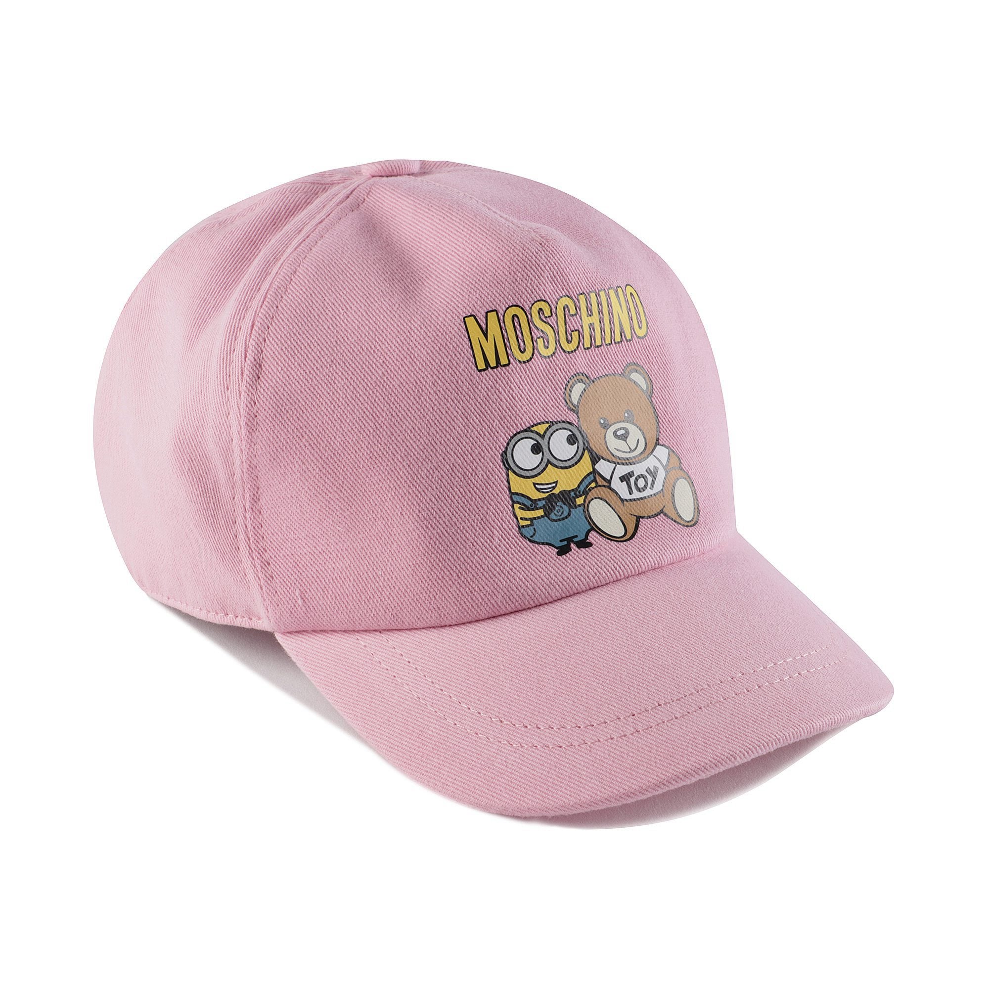 Boys & Girls Pink Bear Baseball Cap