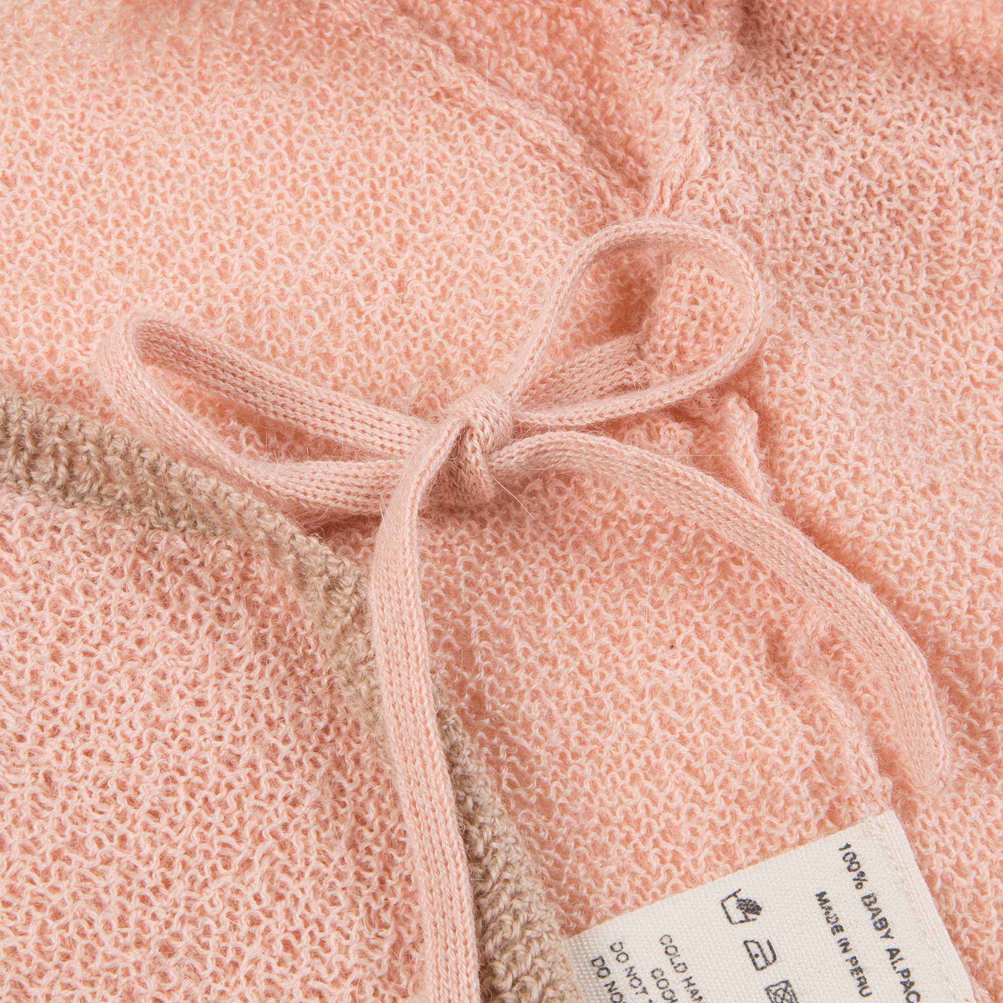 Baby Girls Pink Baby Alpaca Knitwear Gifting
