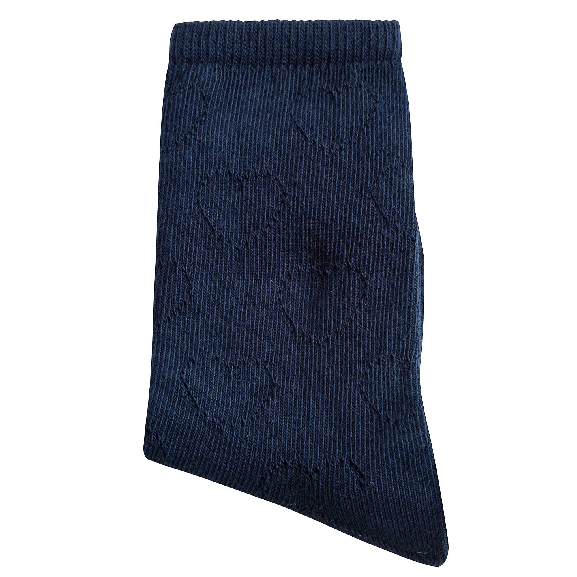Girls Navy Blue Cotton Socks