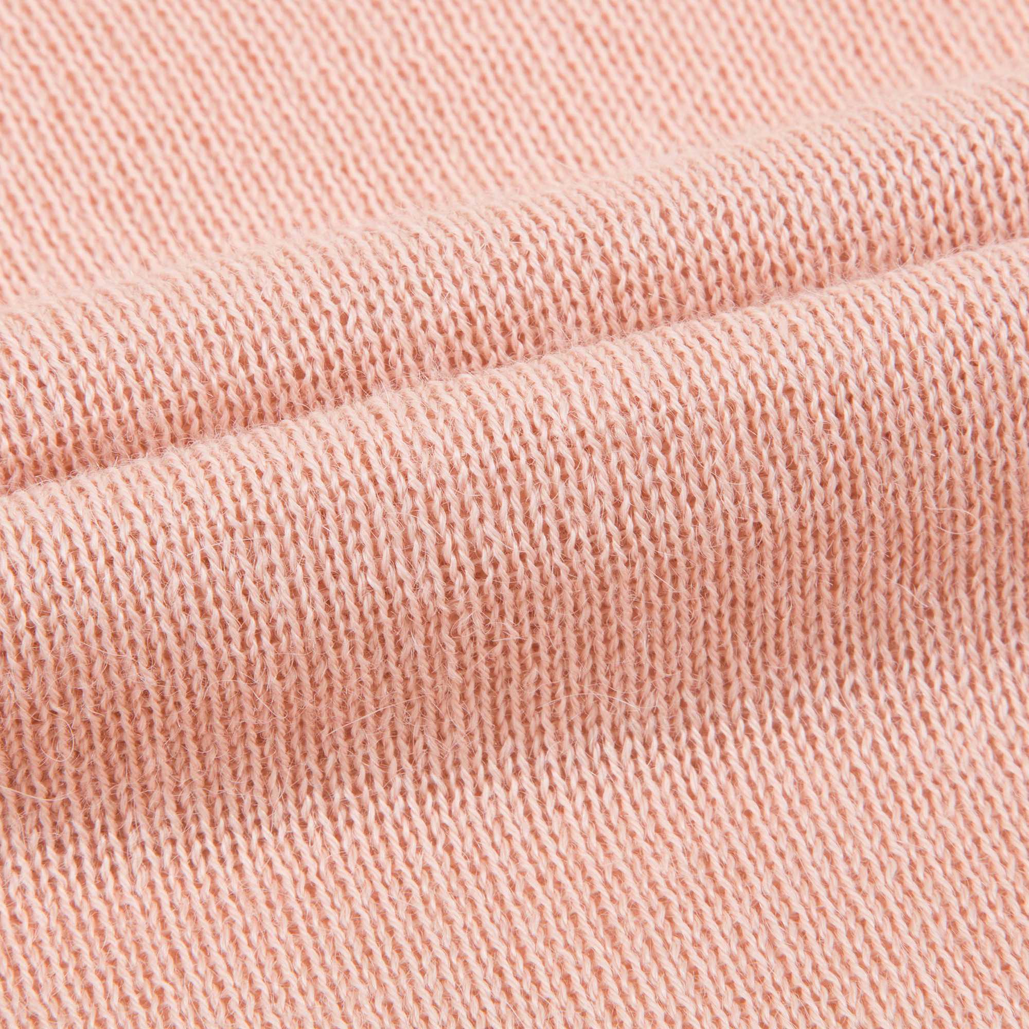Girls Pink Baby Alpaca Knitwear Cardigan
