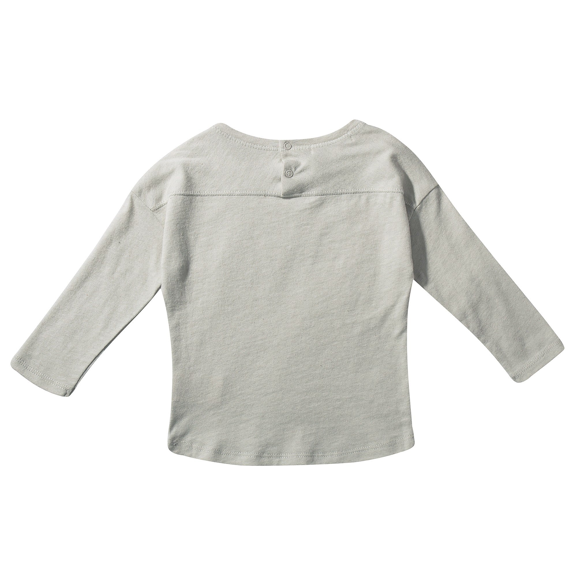 Baby Storm Grey Cotton T-Shirt