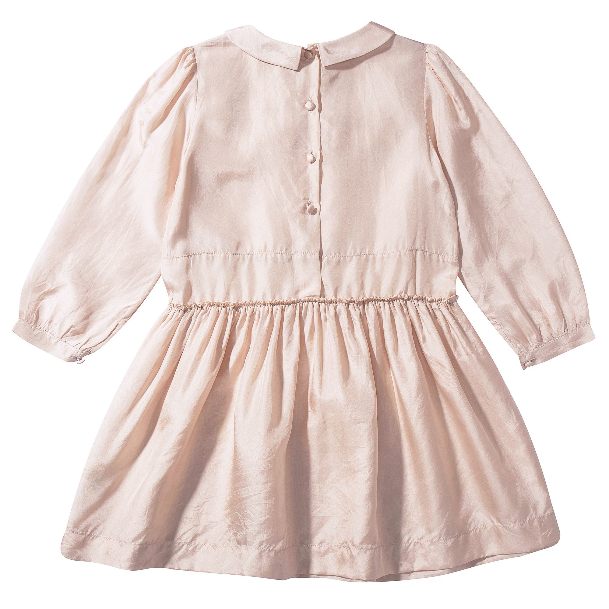 Girls Silk Woven Dress