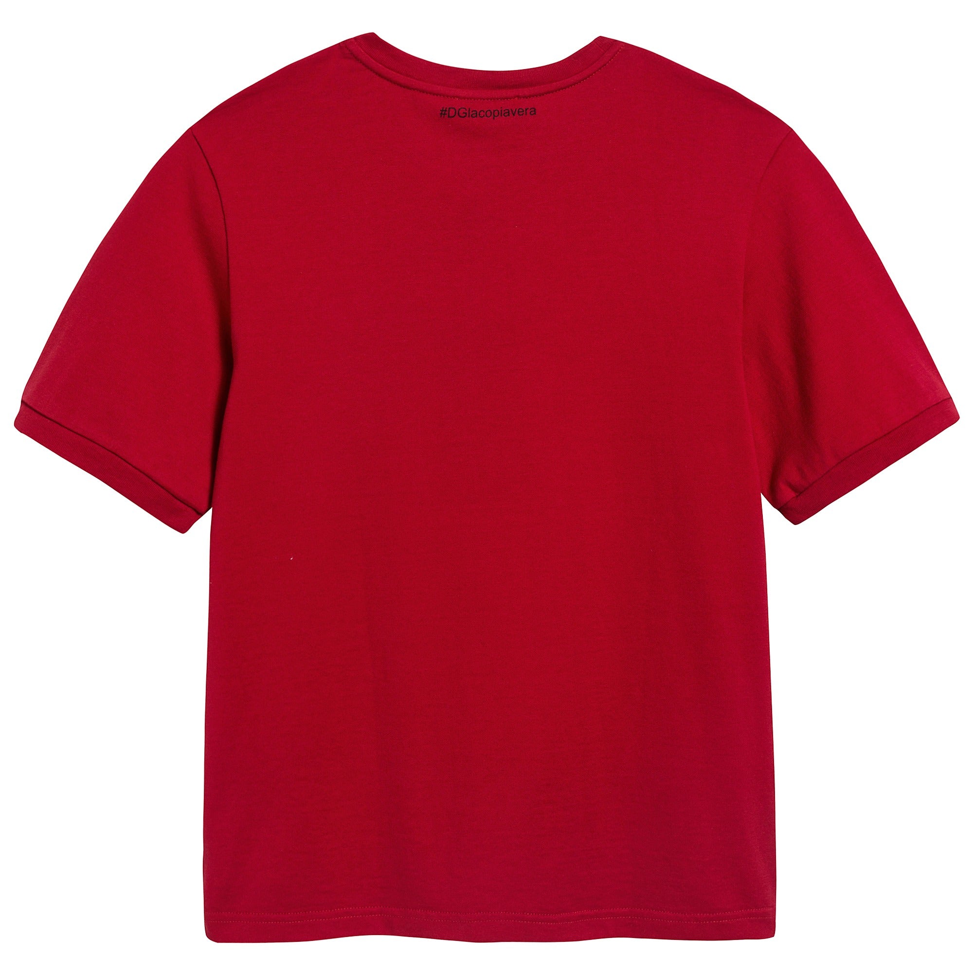 Girls Red "DG & Love" Cotton T-shirt