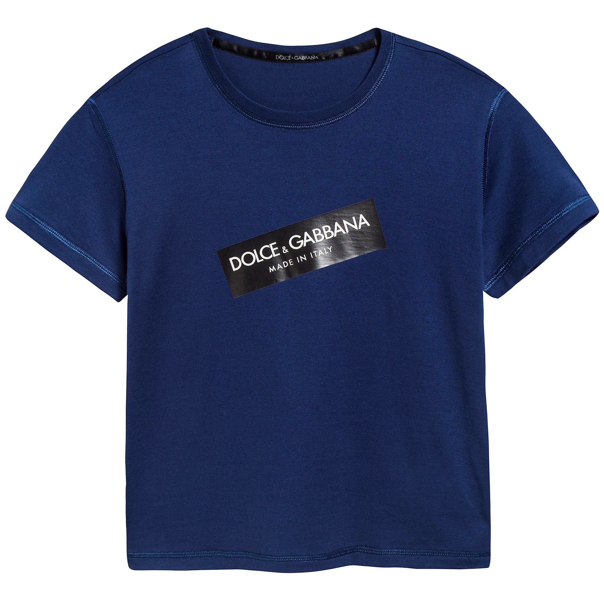 Girls Blue Logo T-shirt