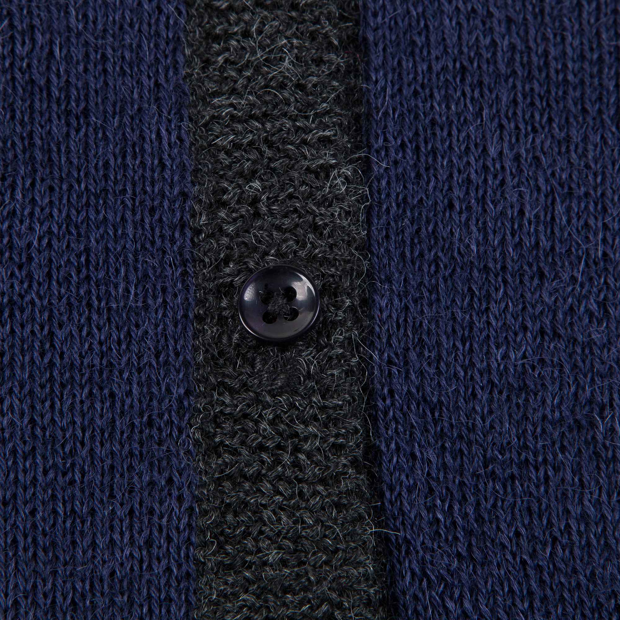 Baby Boys Navy Baby Alpaca Knitwear Cardigan