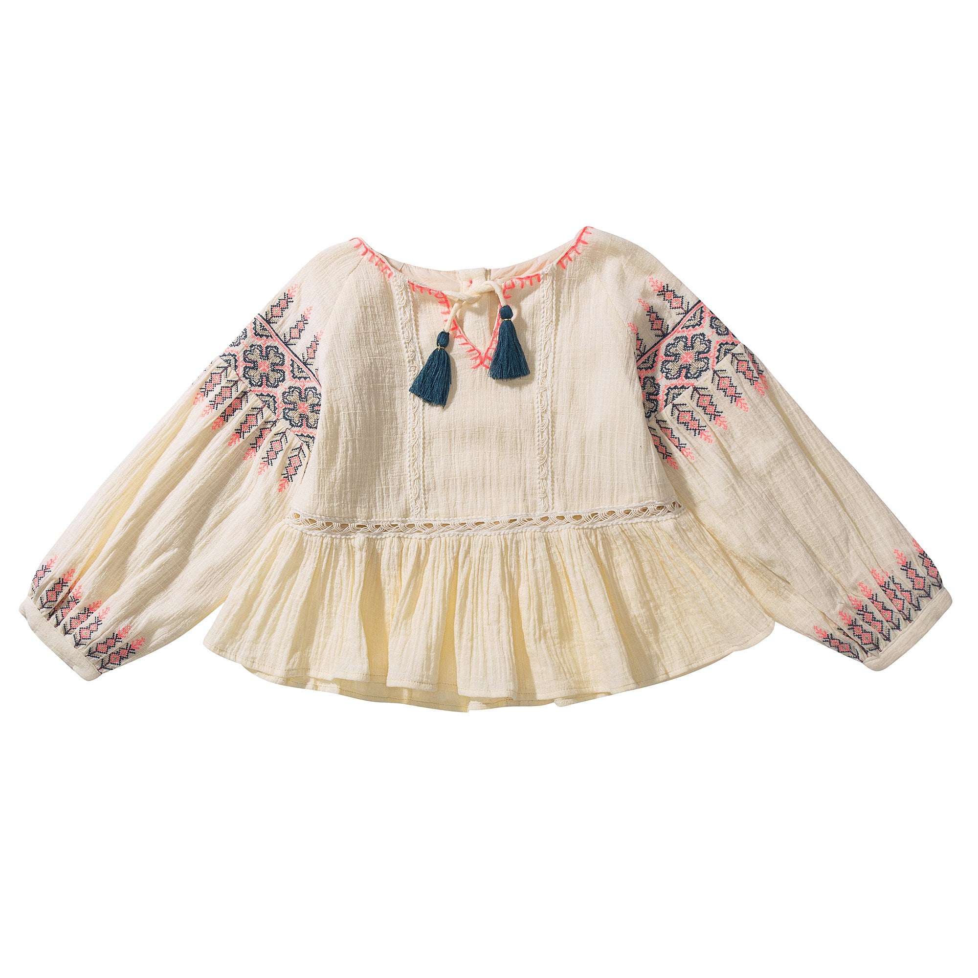 Girls Beige "Nya" Blouse
