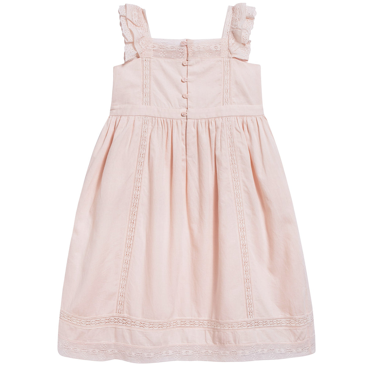 Robe bustier rose pour petite fille