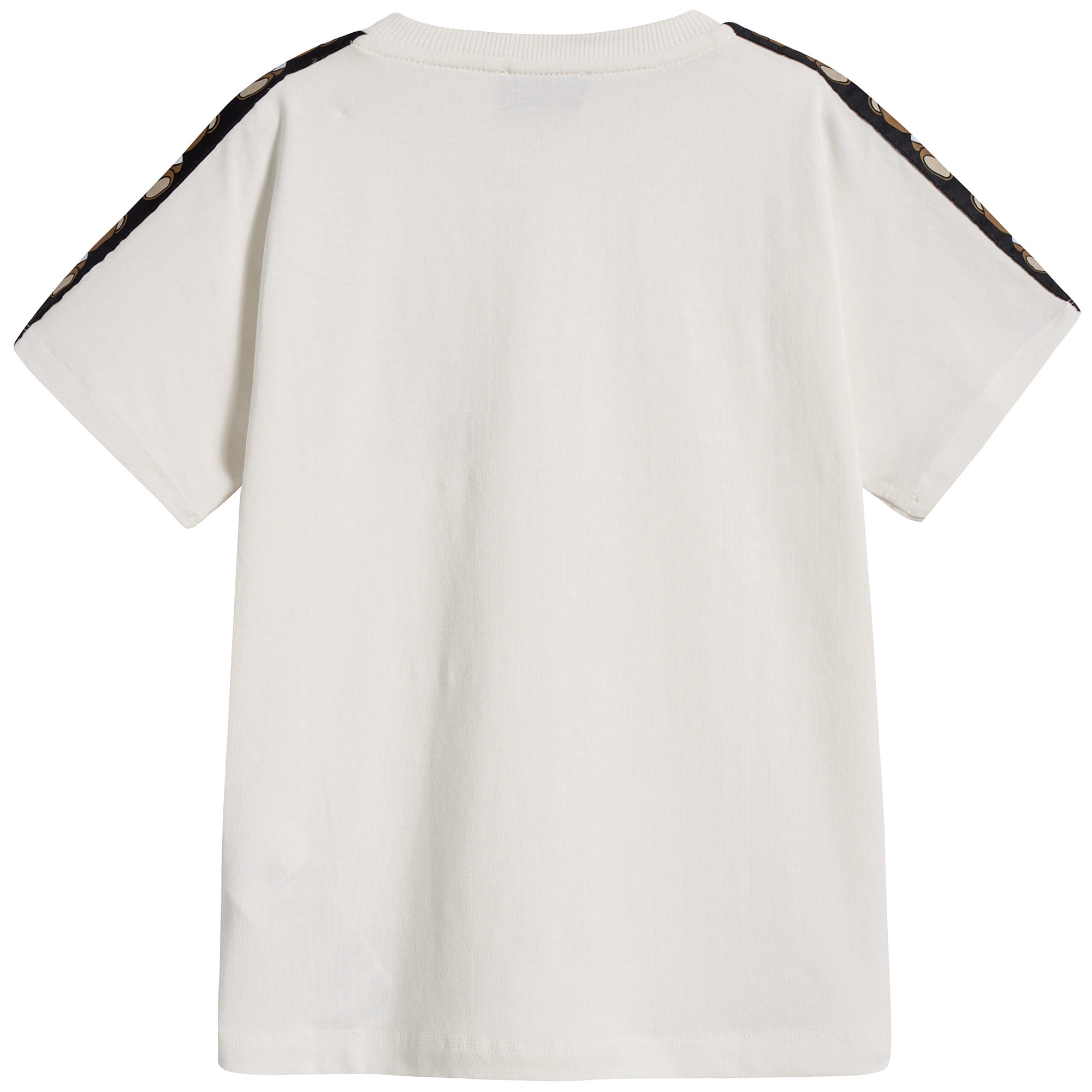 Boys & Girls Ivory Logo Cotton T-shirt