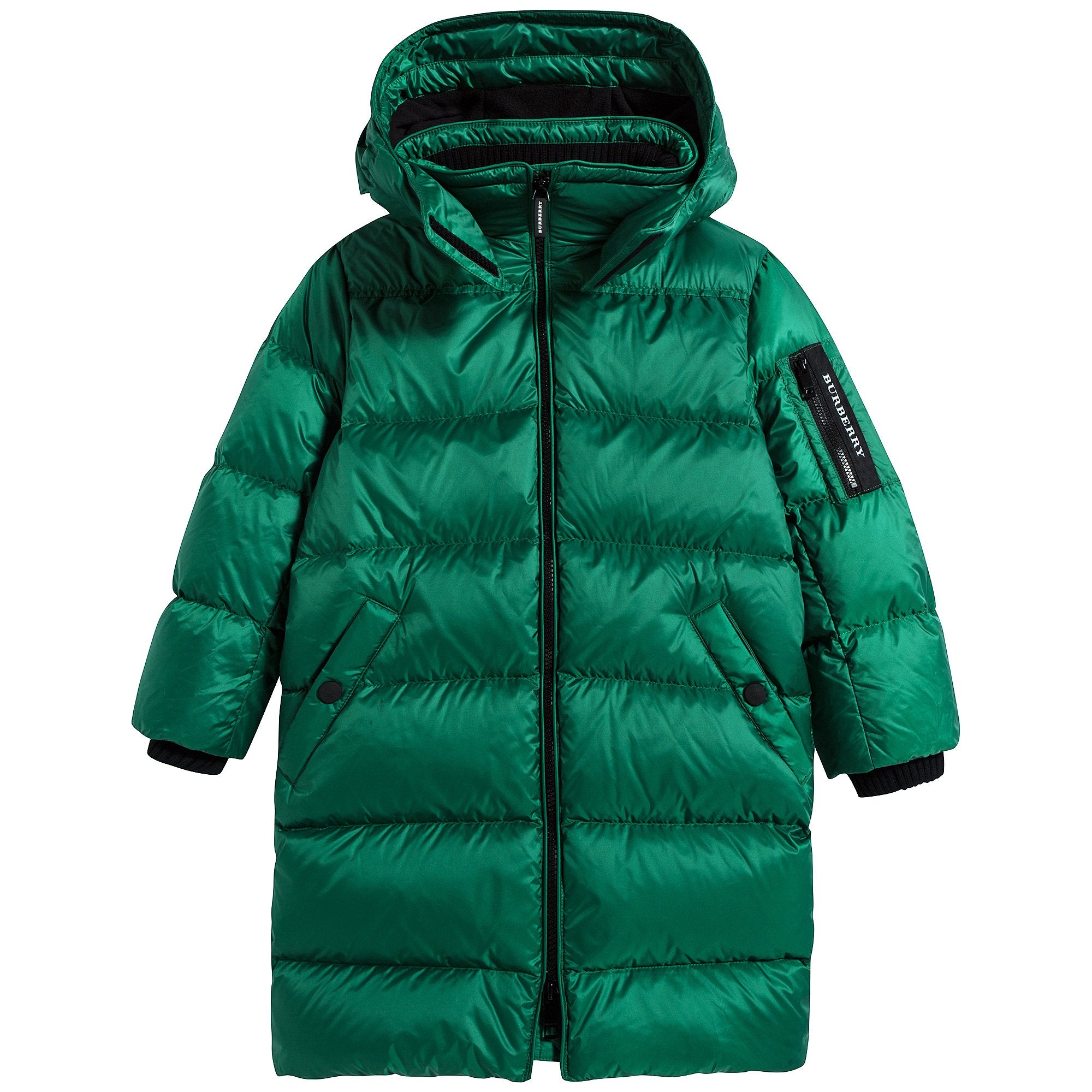 Boys Dark Pigment Green Coat