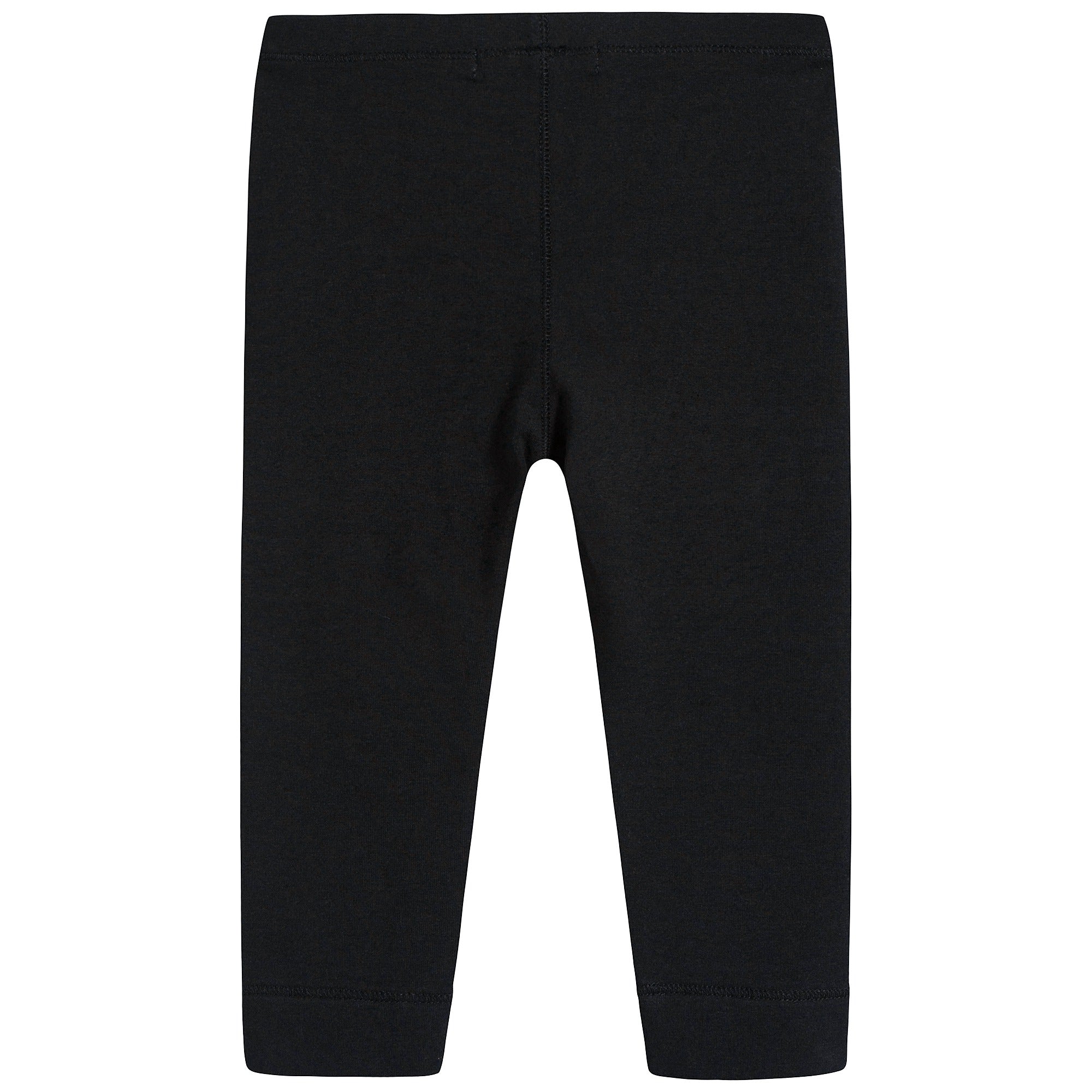 Baby Girls Black Cotton Leggings
