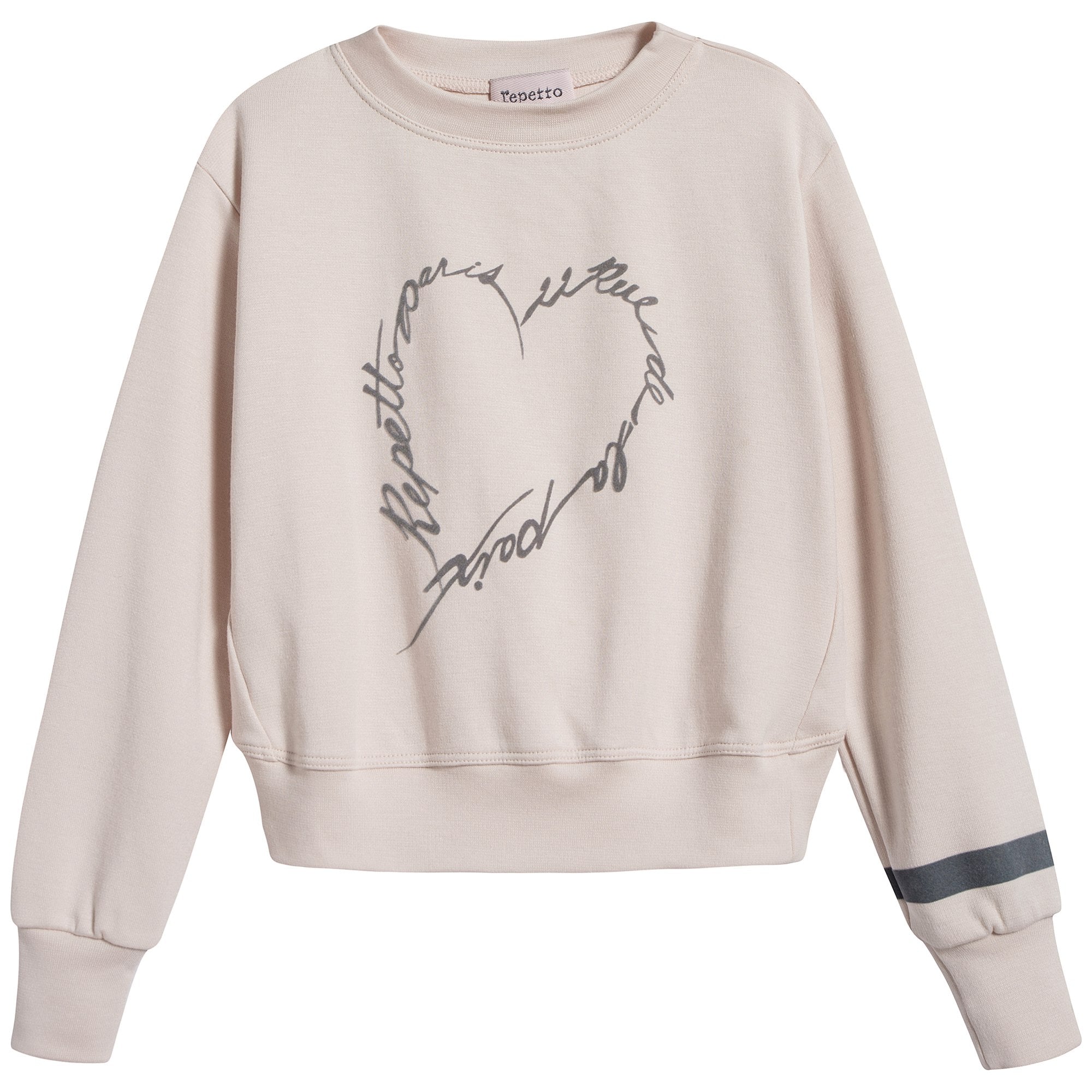 Girls Pink Cotton Sweatshirt