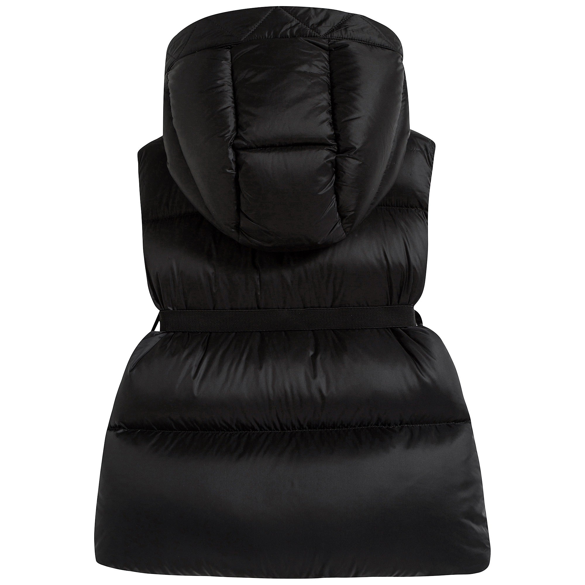 Girls Black Padded Down Gilet