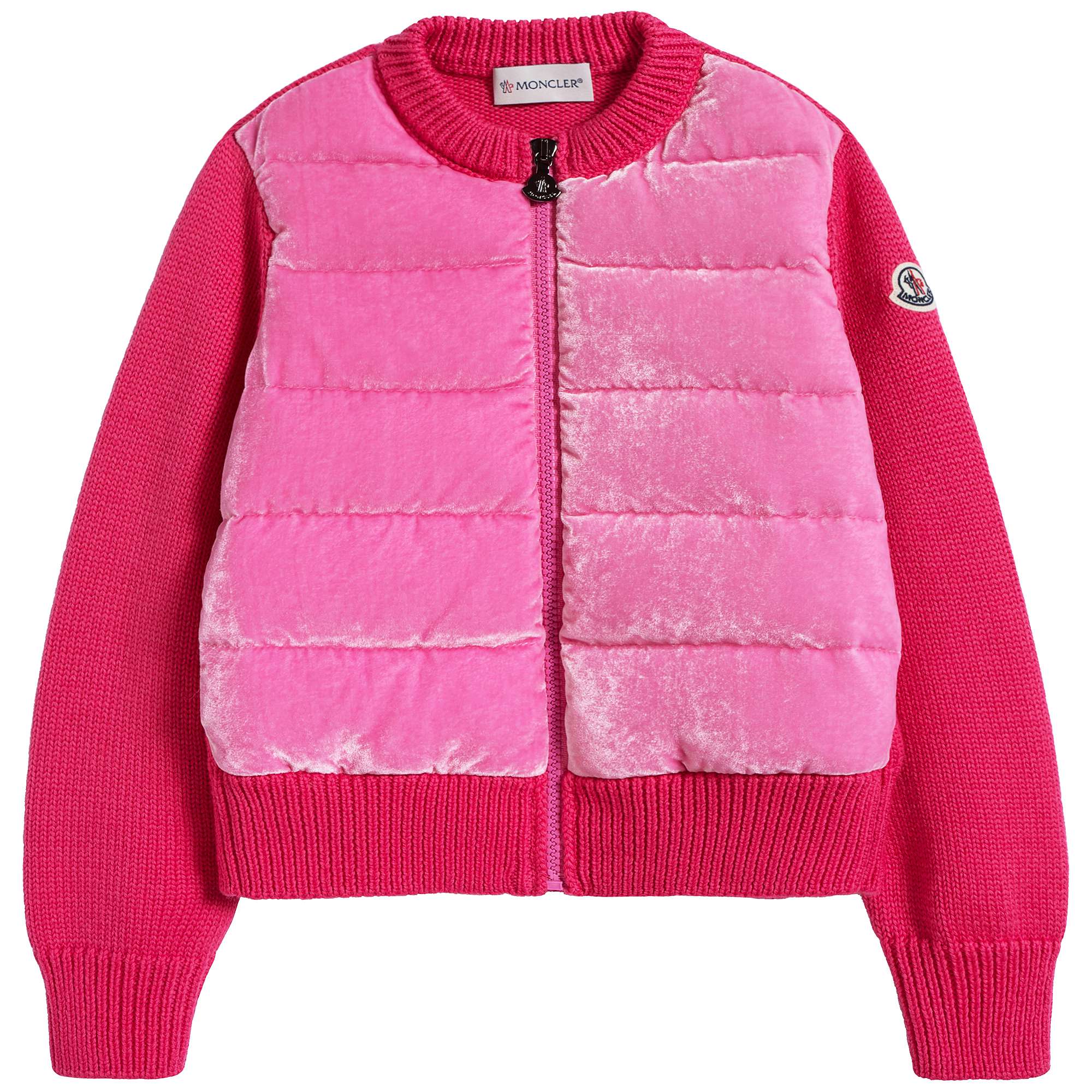 Girls Pink "MAGLIA TRICOT" Cardigan