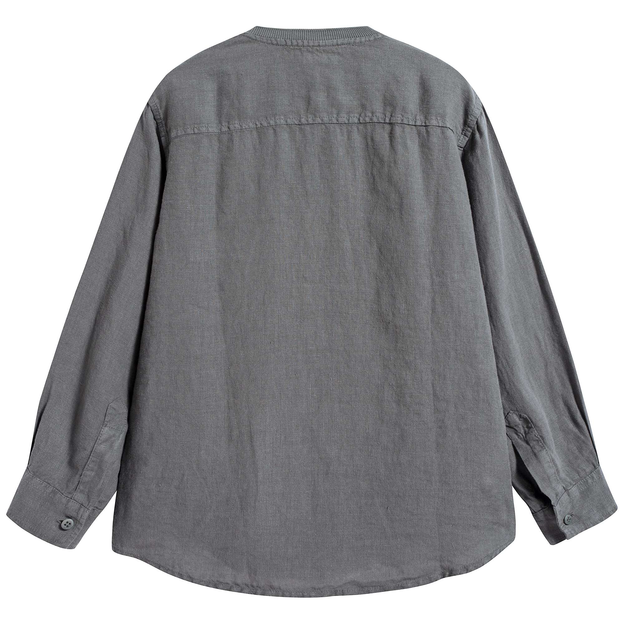 Boys & Girls Grey Linen Shirt