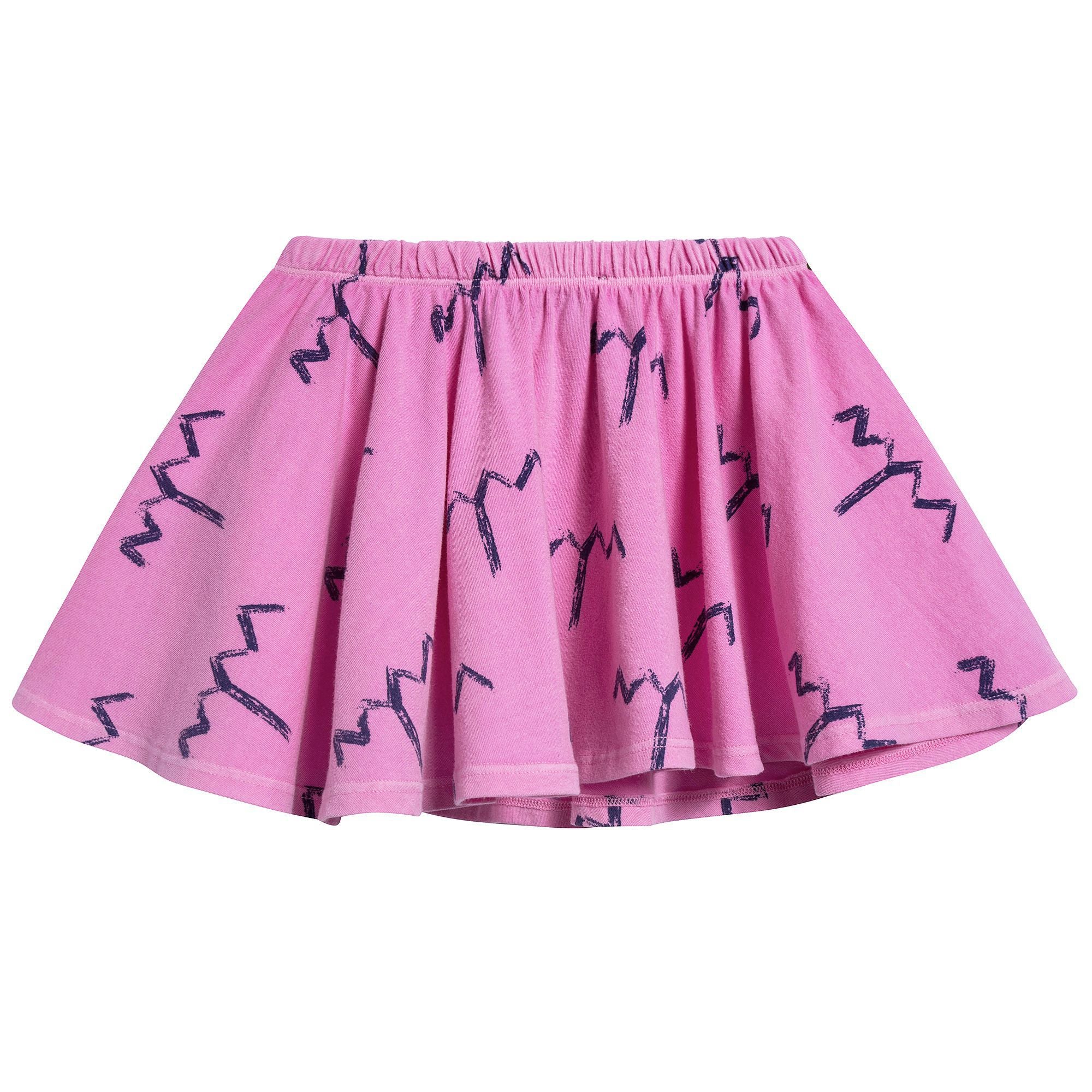 Girls Fuchsia Trees Cotton Skirts