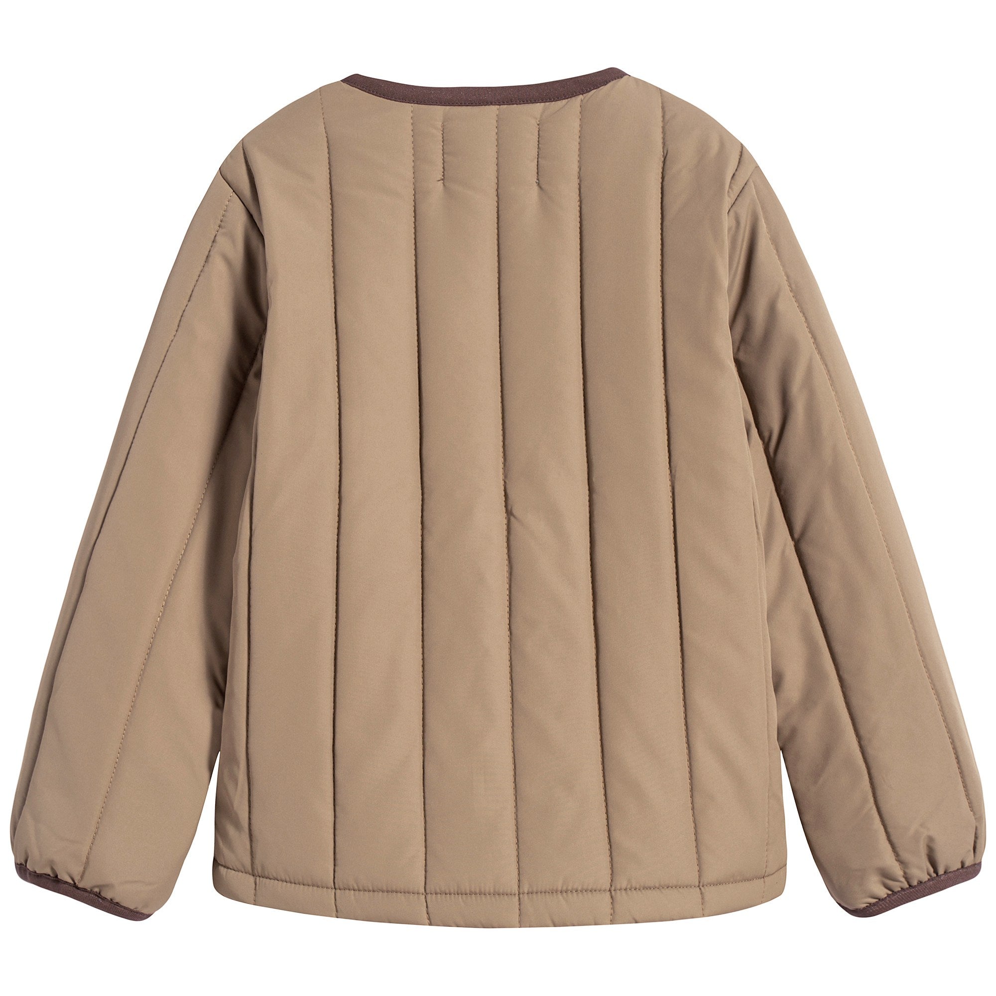 Boys & Girls Beige Striped Jacket