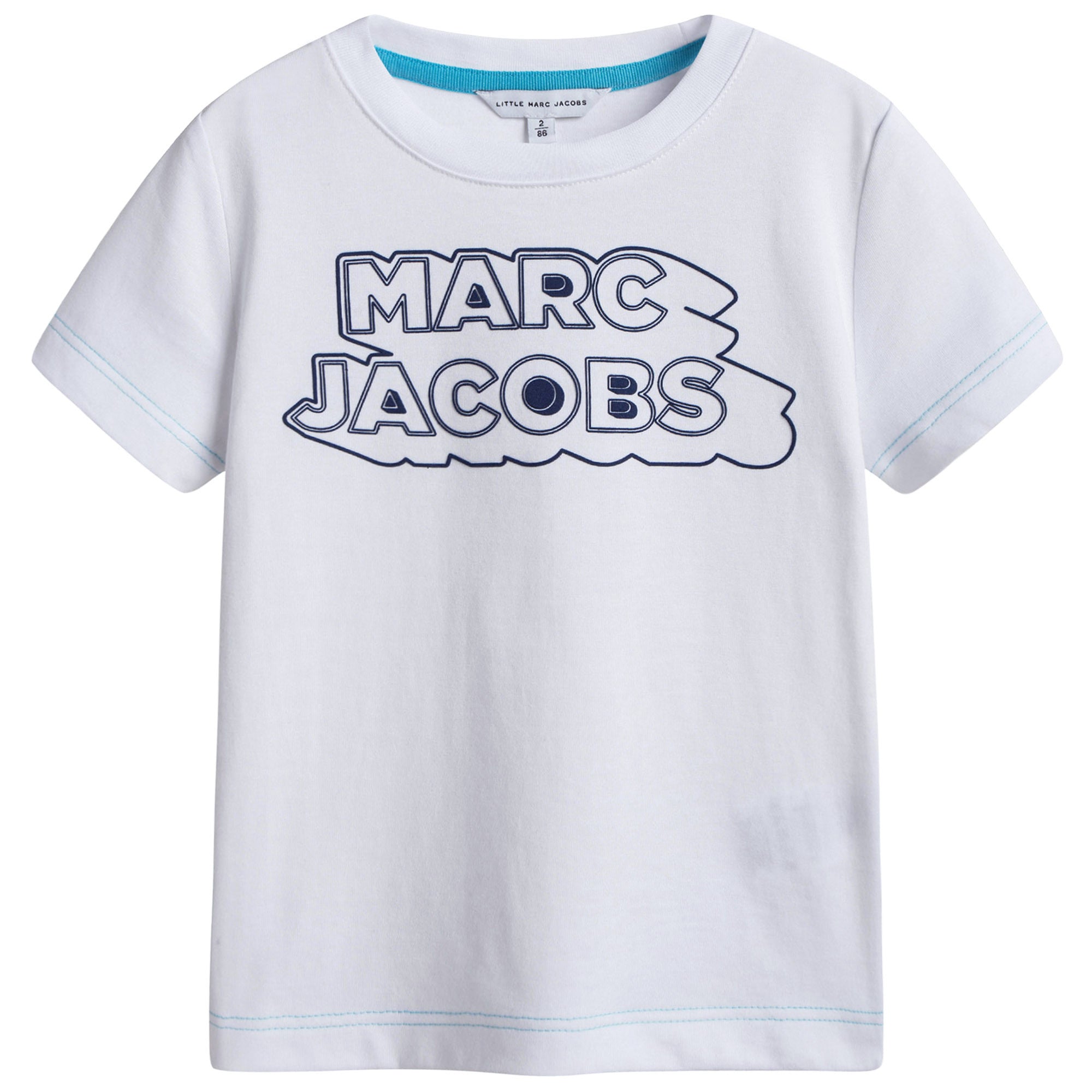 Boys White 'Marc Jacobs' Cotton T-shirt