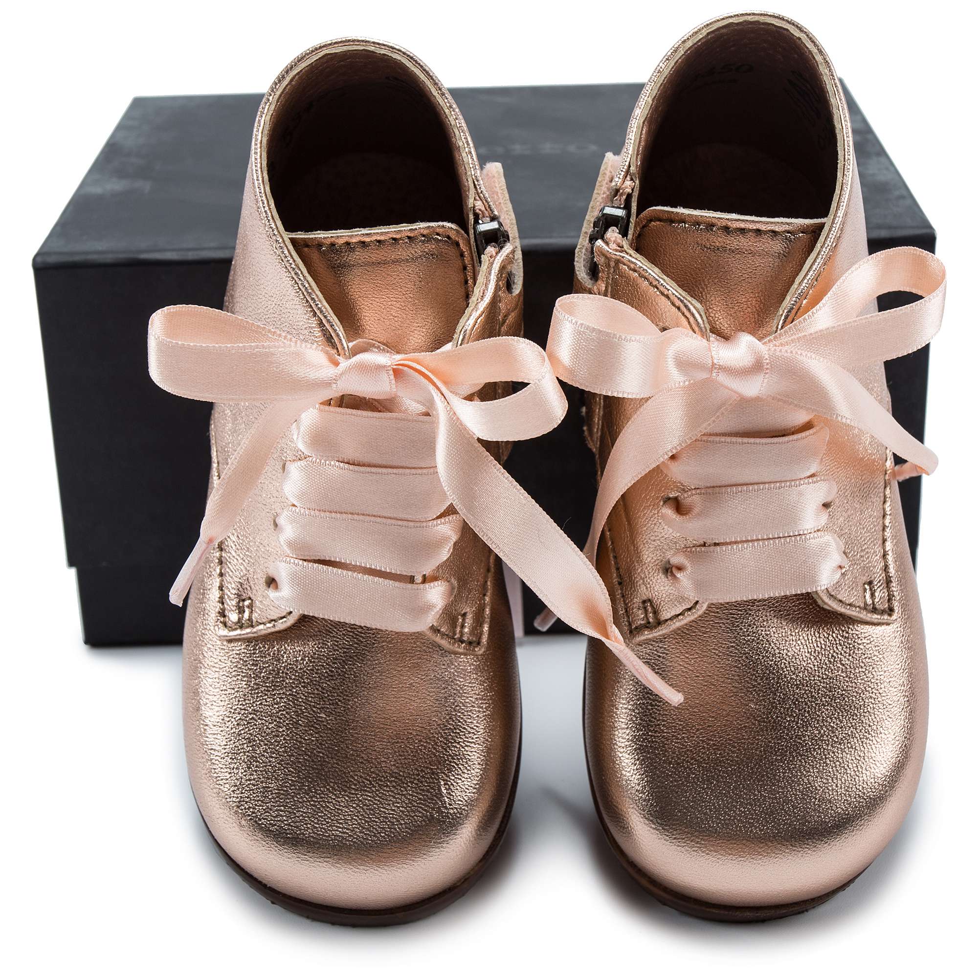 Chaussures dorées pour bébés filles