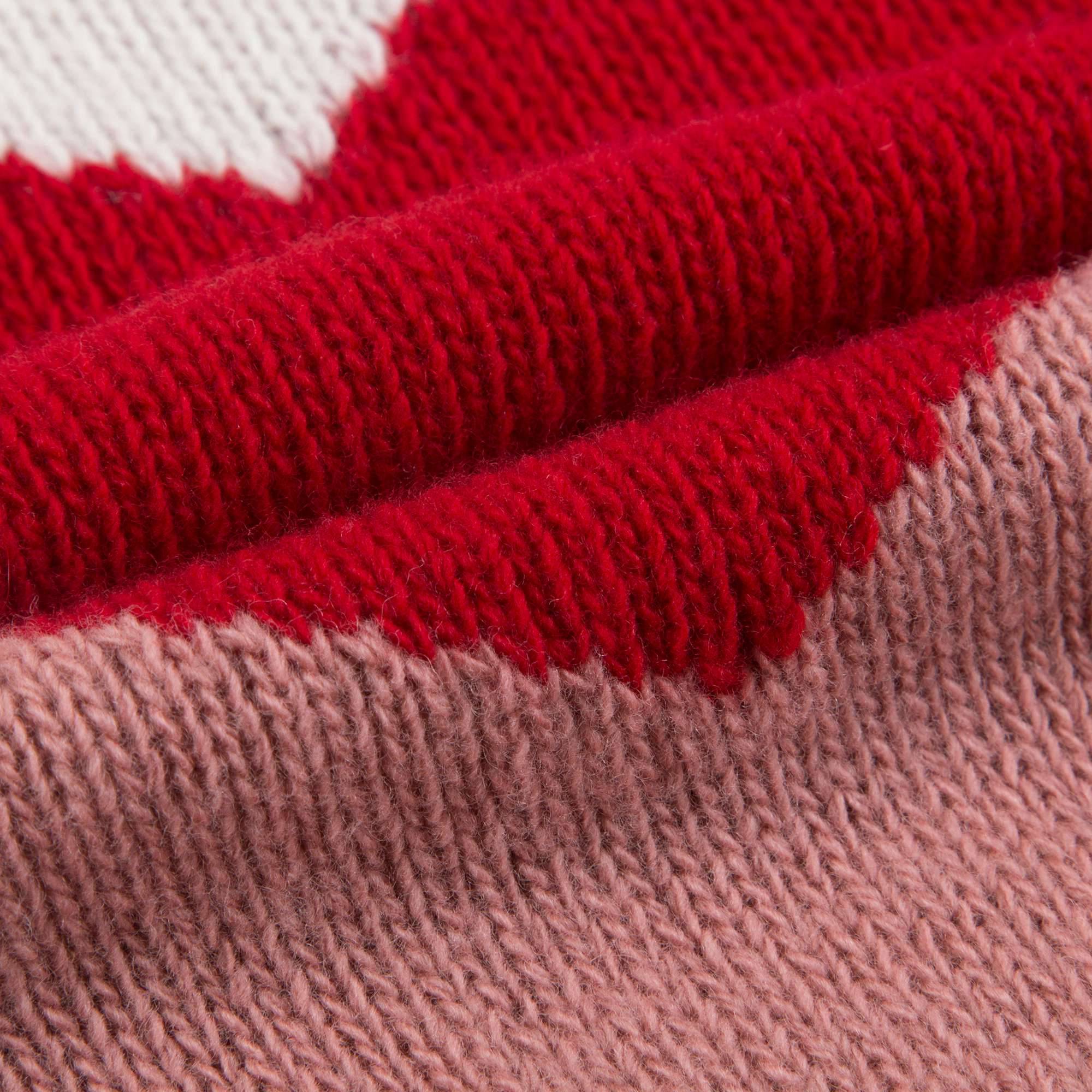 Girls Rose Pink Wool Sweater