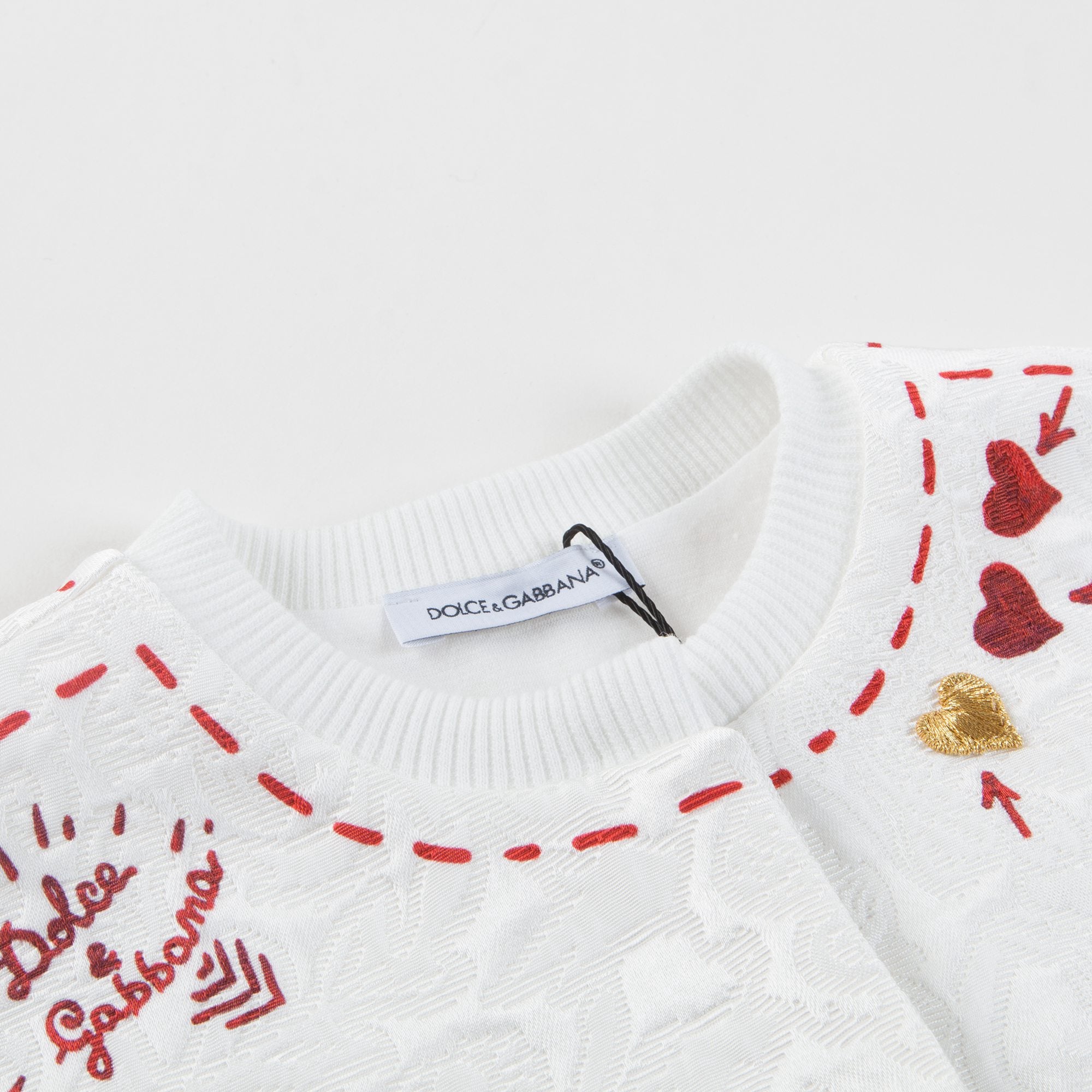 Baby Girls White Ivory Brocade Top