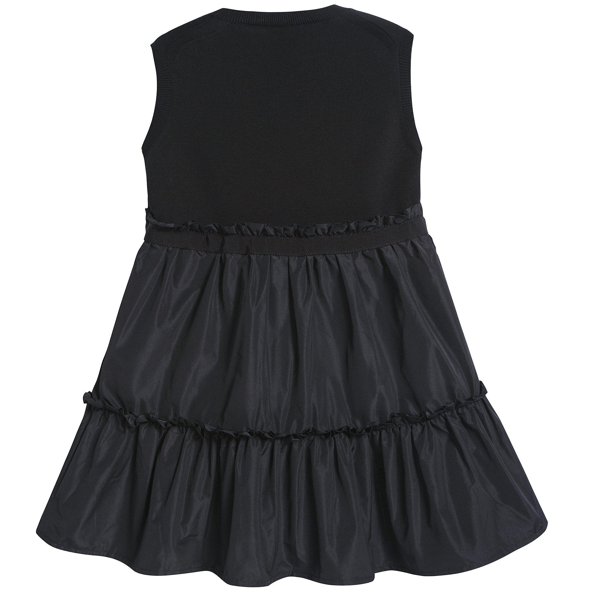 Girls Black Logo Dress