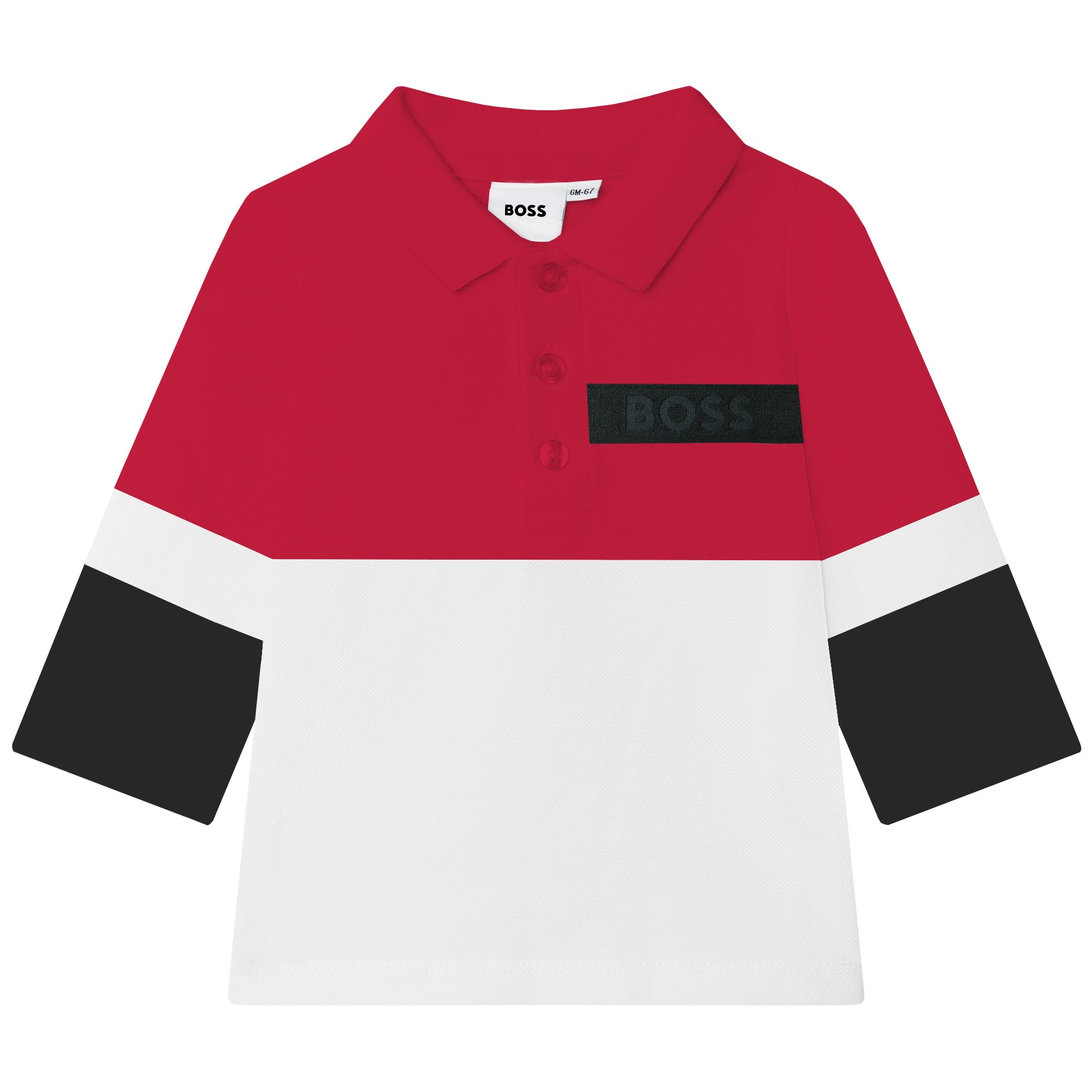 Baby Boys Red Polo Shirt