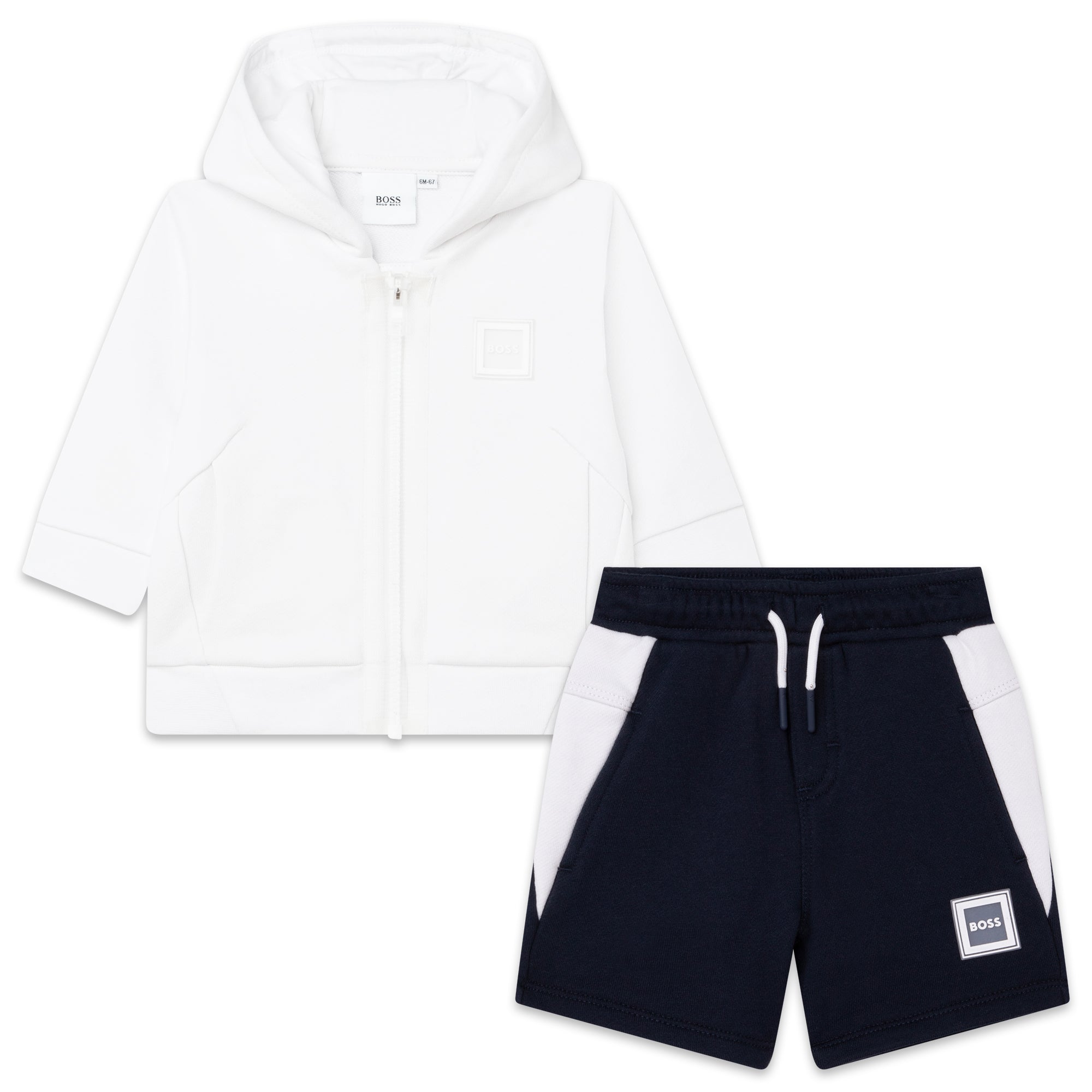 Baby Boys & Girls White Cotton Set
