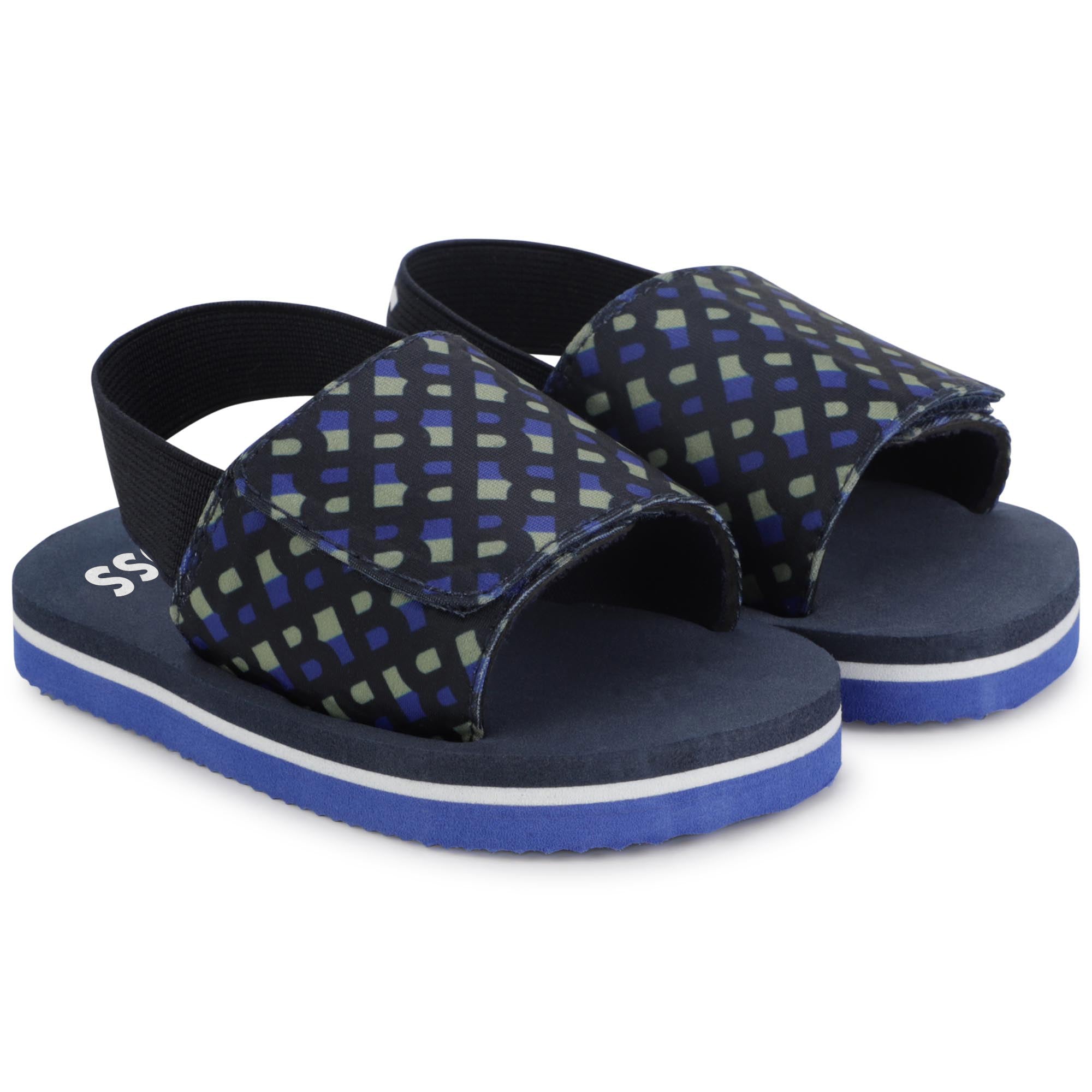 Baby Boys Multicolor Logo Sandals