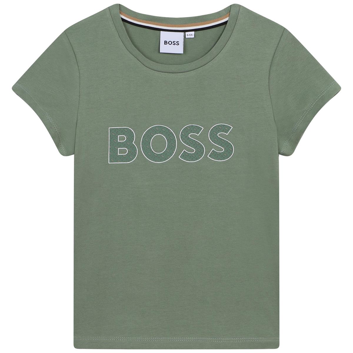 Girls Green Logo T-Shirt