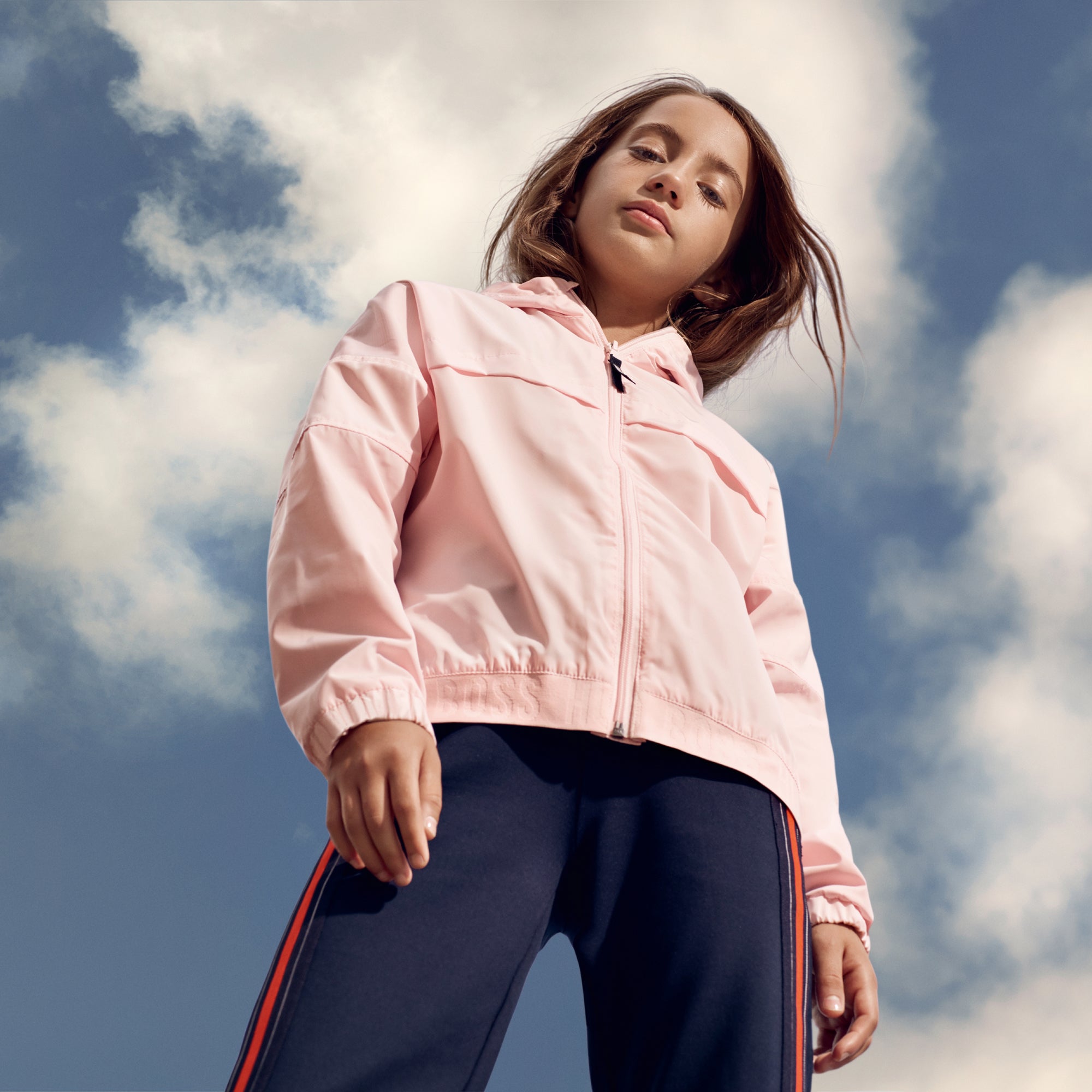 Girls Pale Pink Coat
