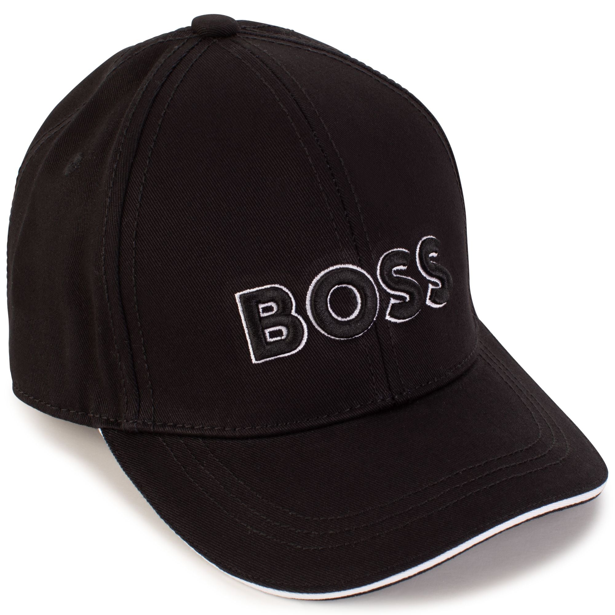 Boys Black Logo Cap