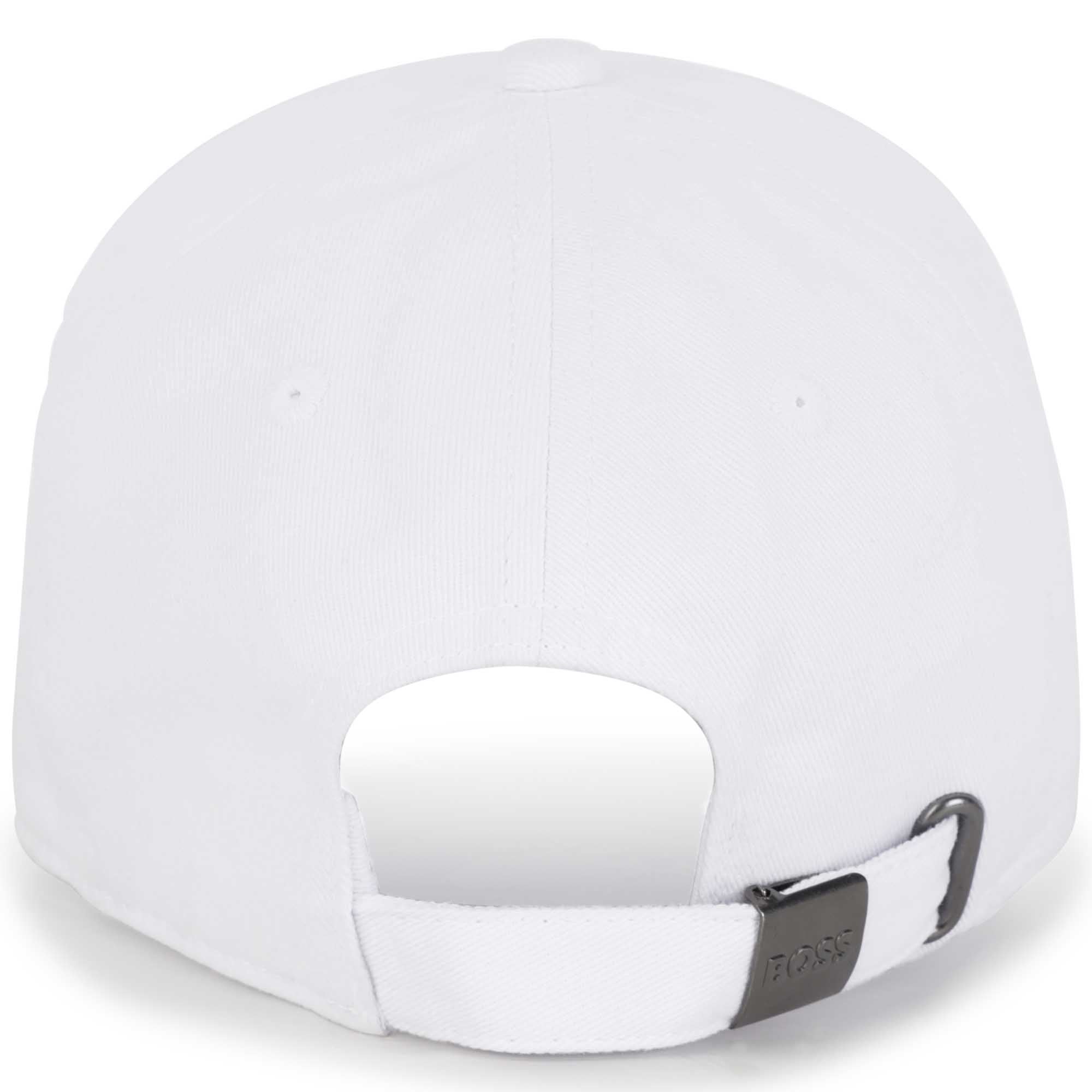Boys White Logo Cap