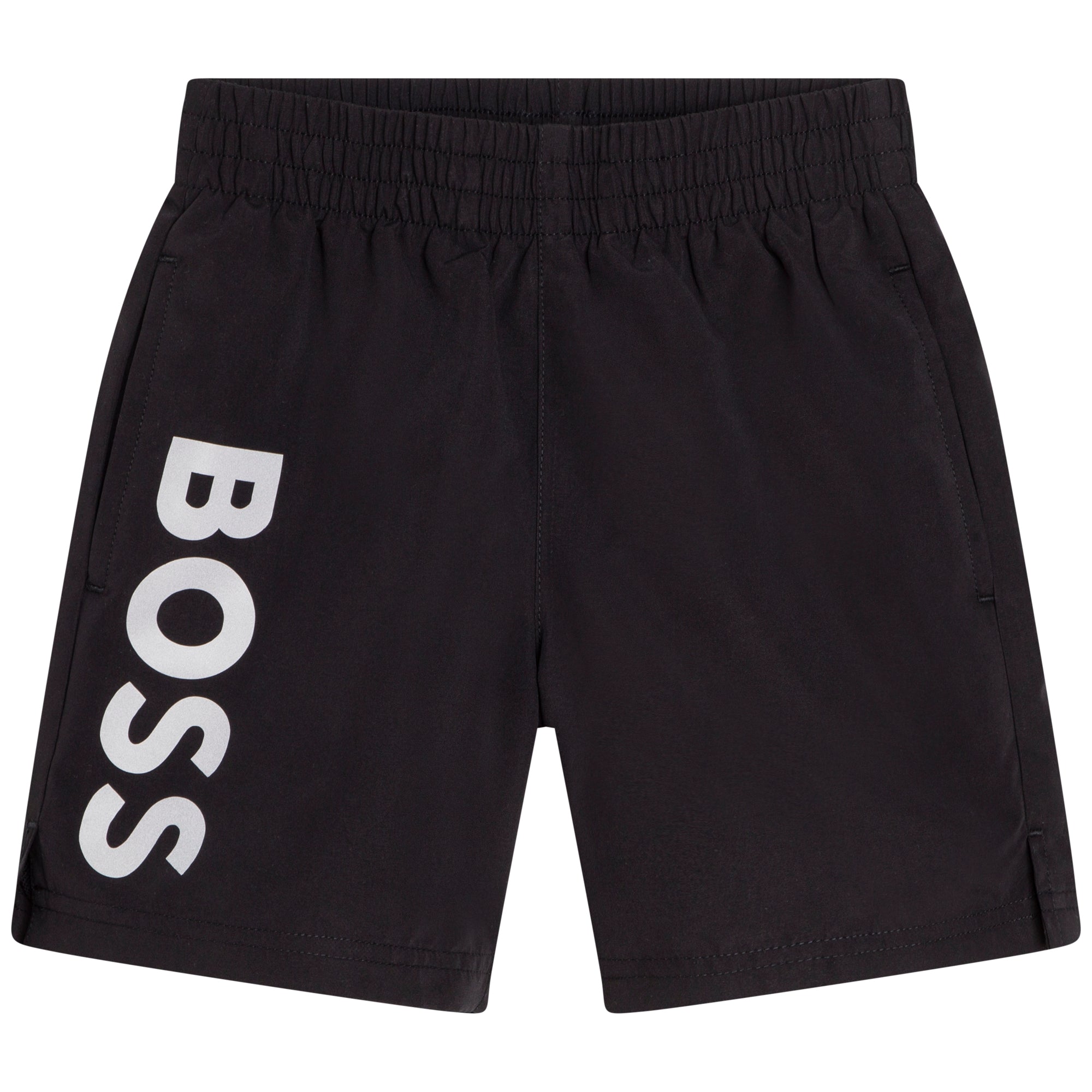 Boys Black Logo Shorts
